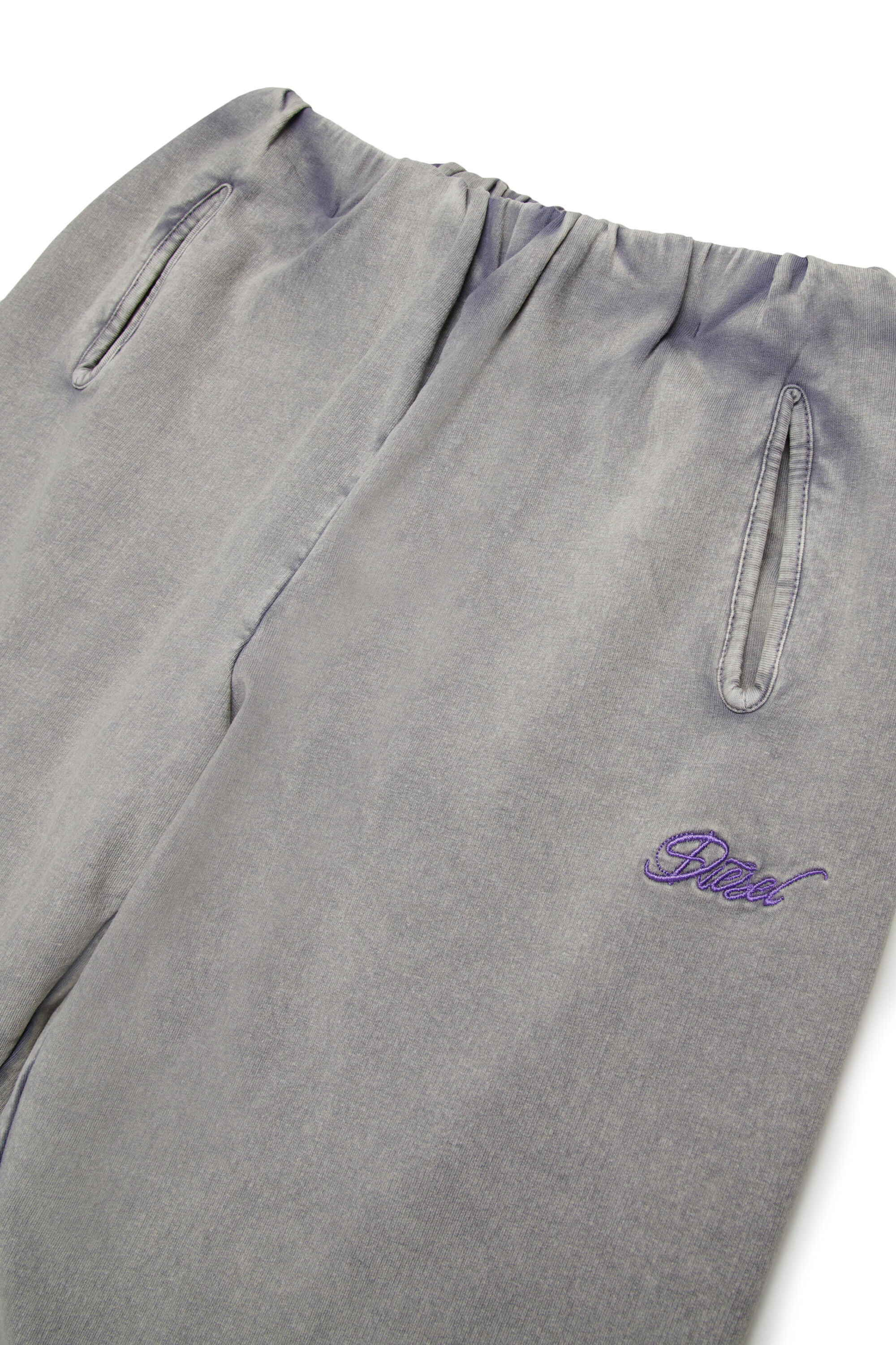 Diesel - PMARKLE, Woman's Sweatpants with gathered waist in Grey - 3