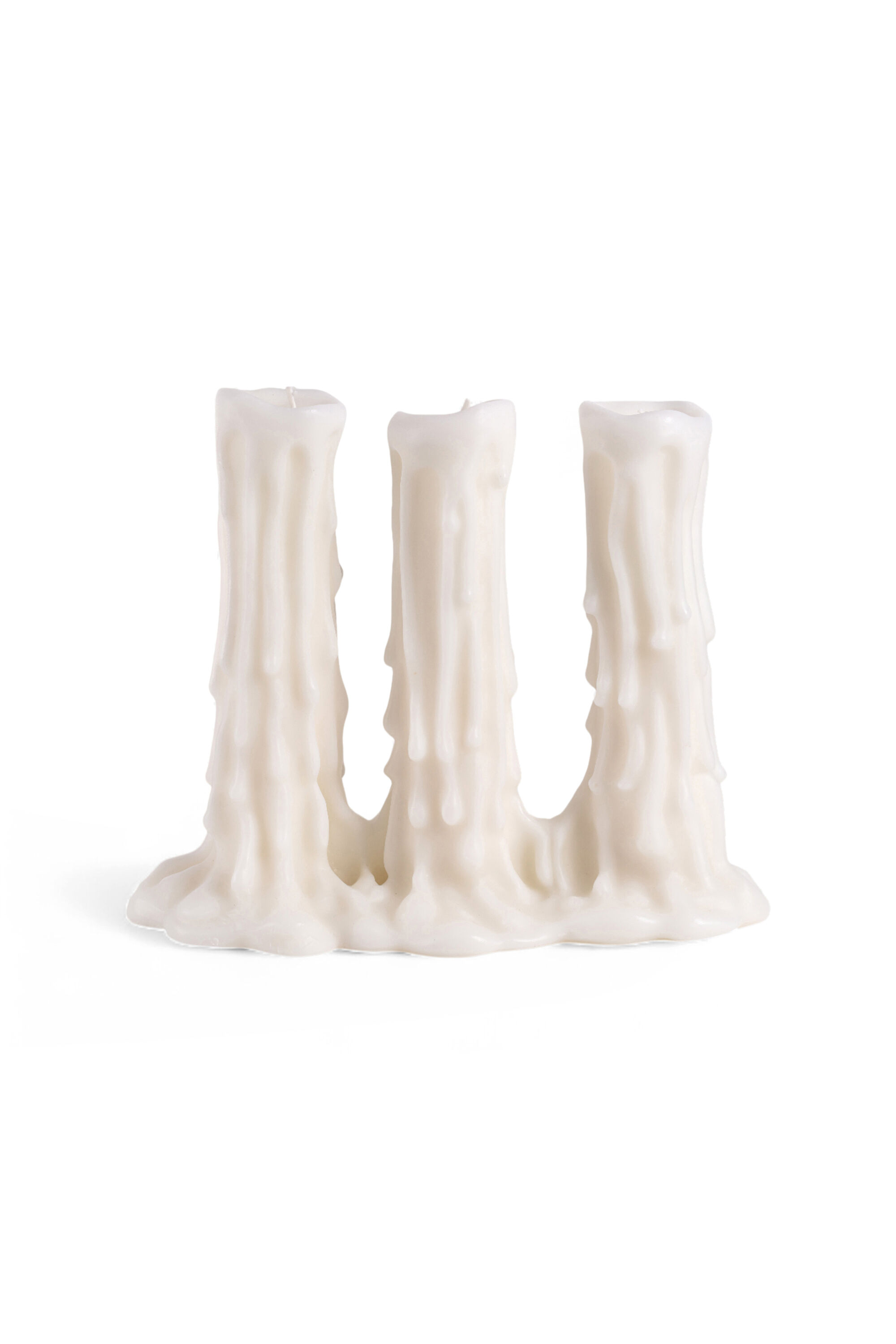 Diesel - 11166 CANDLE&nbsp;"MELT-D&rdquo; CM 15,8X35X29,5 TR, Unisex's Triple‑body candle in White - 4