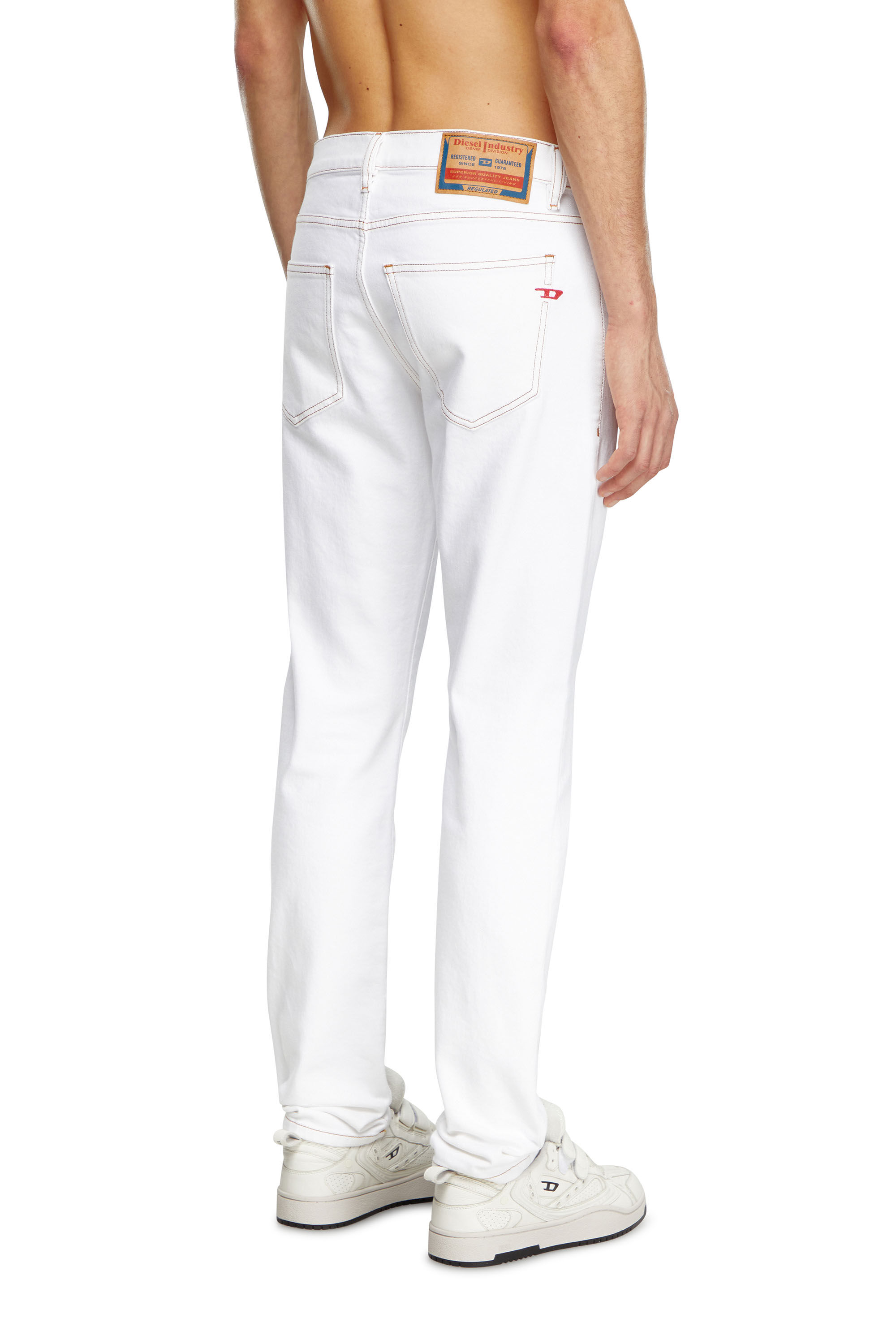 Diesel - Man Slim Jeans 2019 D-Strukt 09K05, White - Image 4