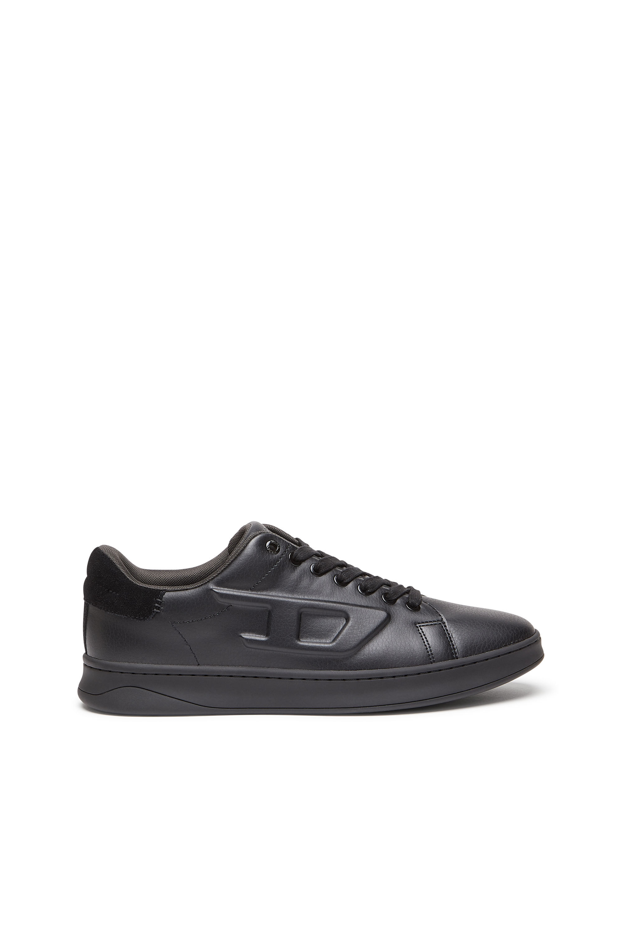 Diesel - S-ATHENE LOW, Man S-Athene Low-Sneakers with embossed D logo in Black - Image 1