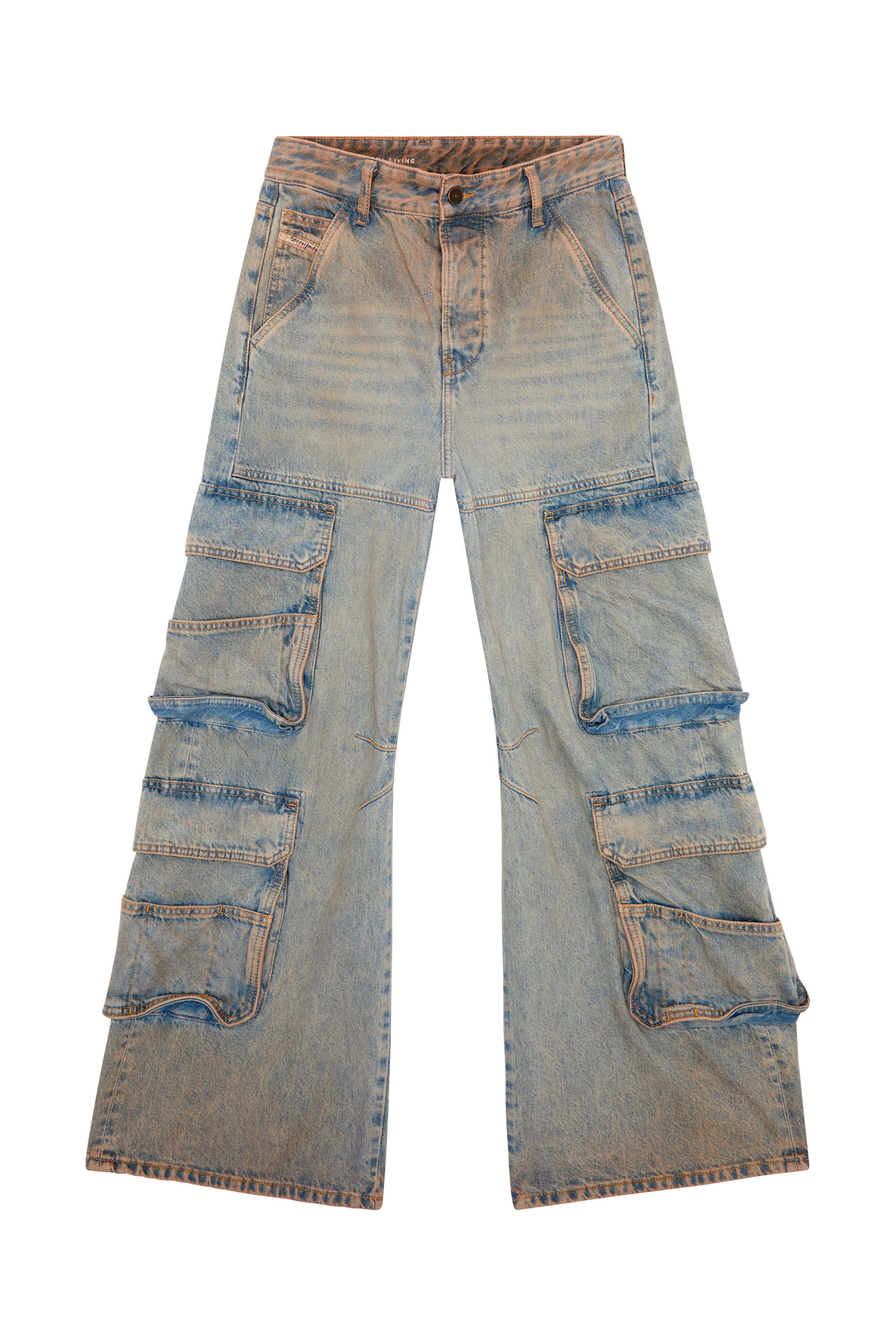 Diesel - Woman Straight Jeans 1996 D-Sire 0KIAI, Light Blue - Image 2