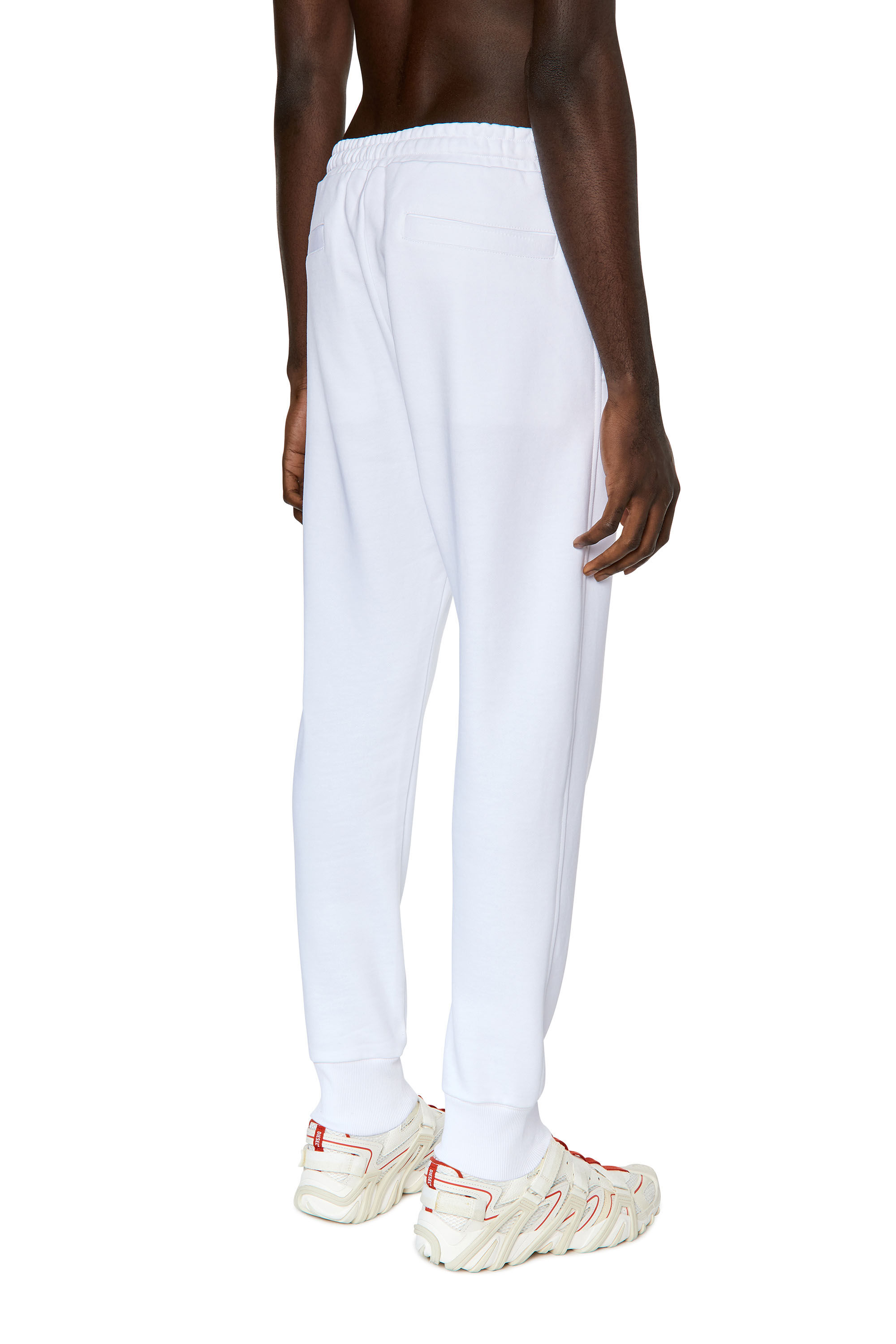 Diesel - P-TARY-DIV, Man Track pants with embroidered logo in White - Image 4