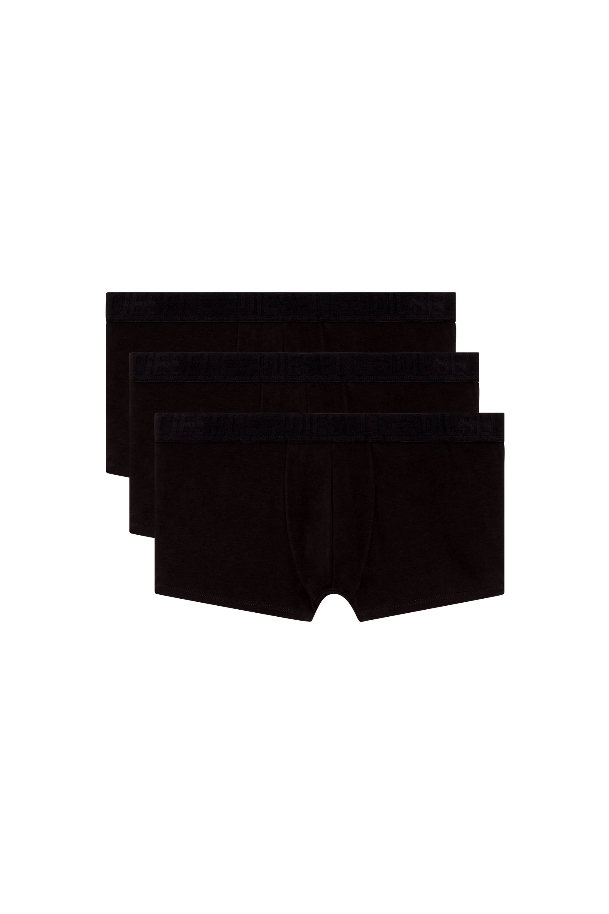 Diesel - UMBX-DAMIENTHREEPACK, Man Three-pack monochrome boxer briefs in Black - Image 2