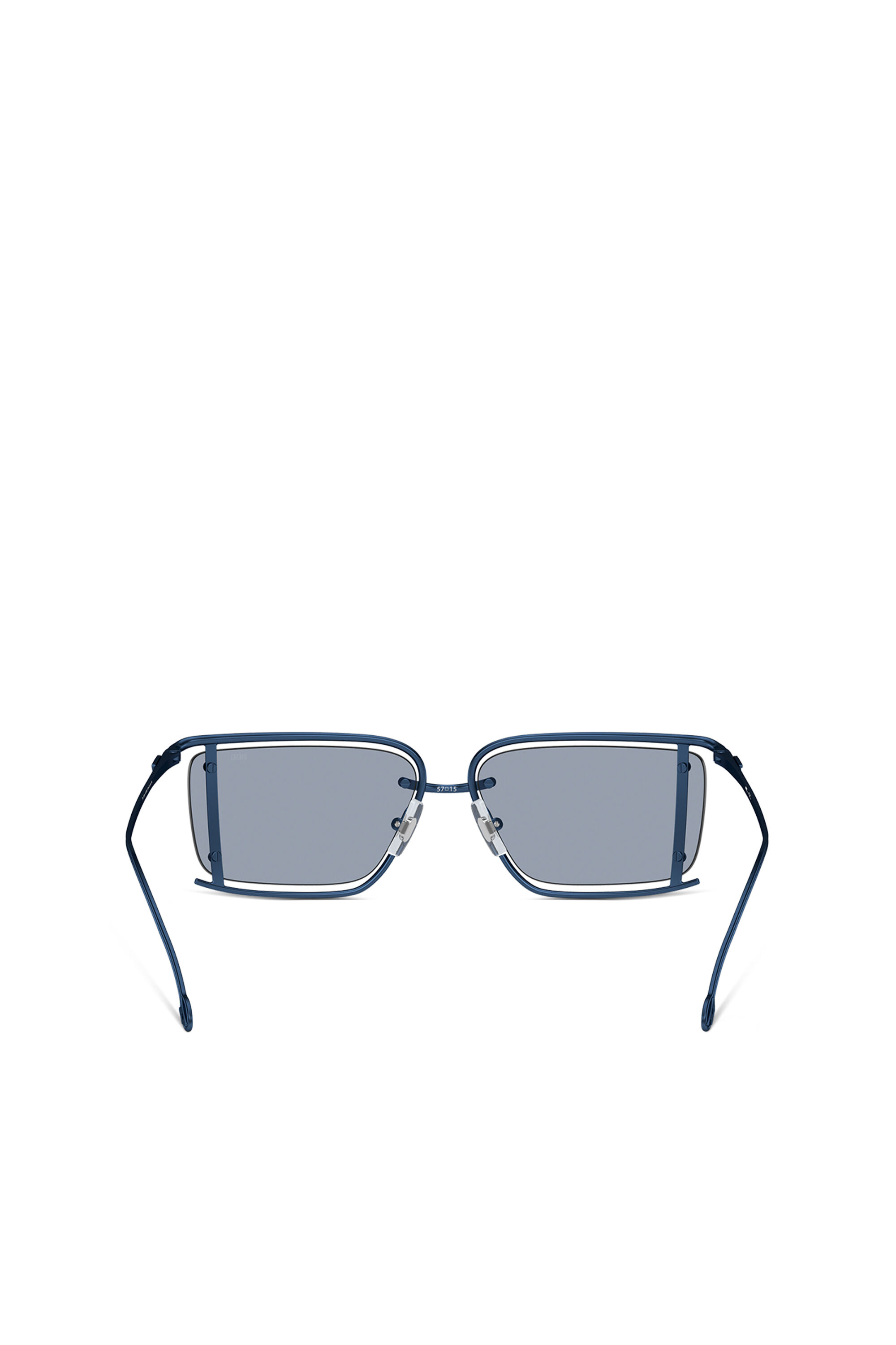 Diesel - 0DL1002, Unisex Rectangle sunglasses in Blue - Image 3