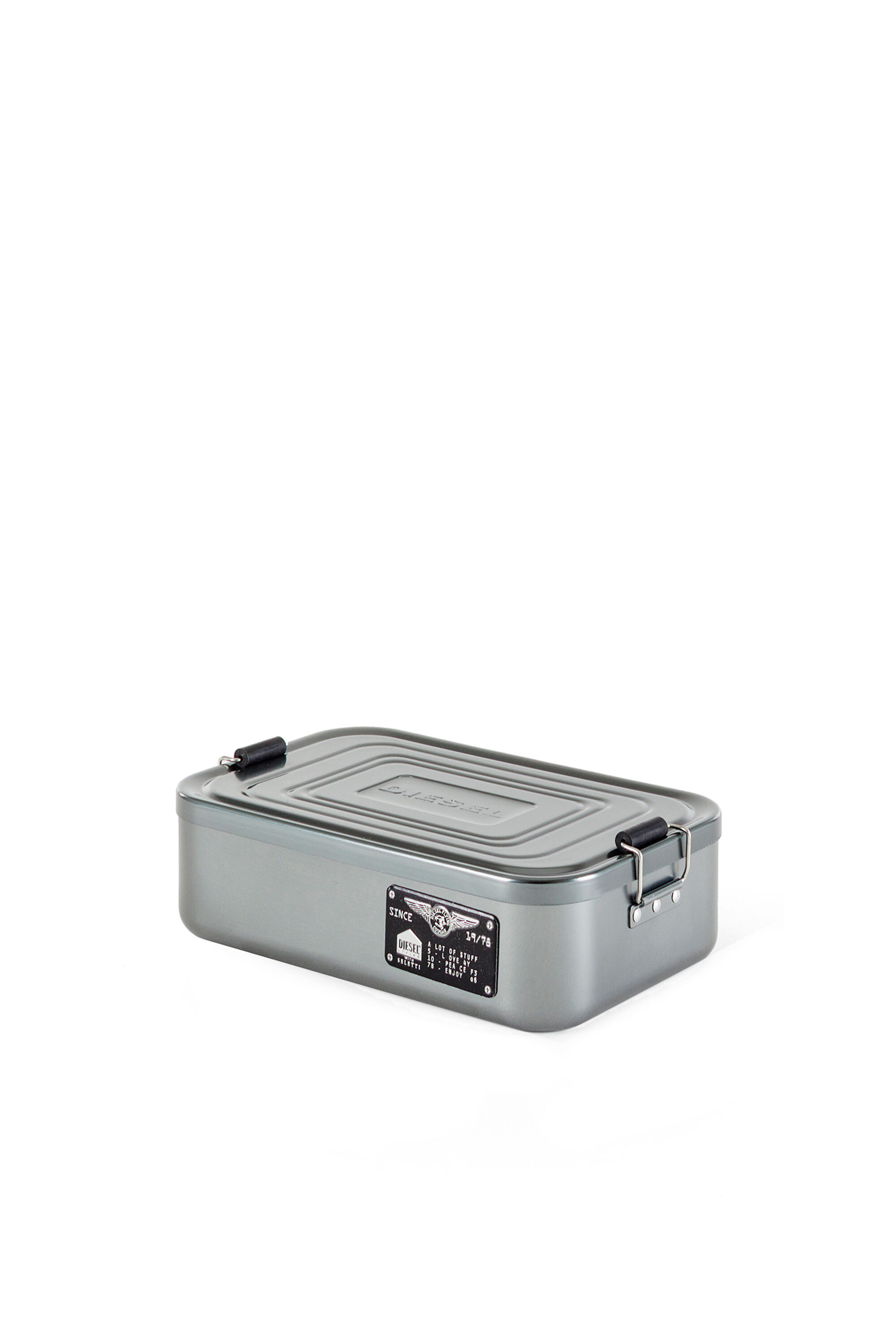 Diesel - 11036 SURVIVAL, Unisex's Aluminium box with lid, medium size in Metal Grey - 3