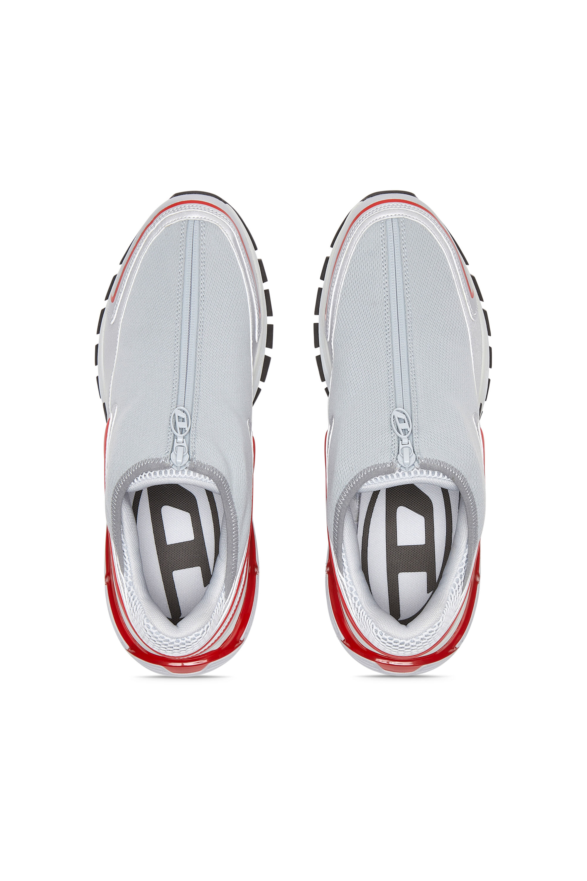 Diesel - S-SERENDIPITY PRO-X1 ZIP X, Unisex S-Serendipity-Slip-on mesh sneakers with zip in Multicolor - Image 4