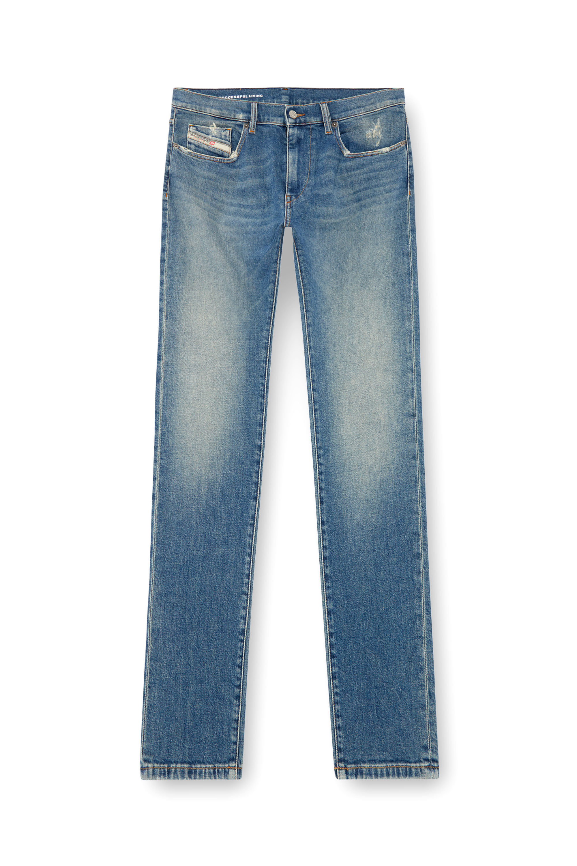Diesel - Man Slim Jeans 2019 D-Strukt 0GRDG, Light Blue - Image 2