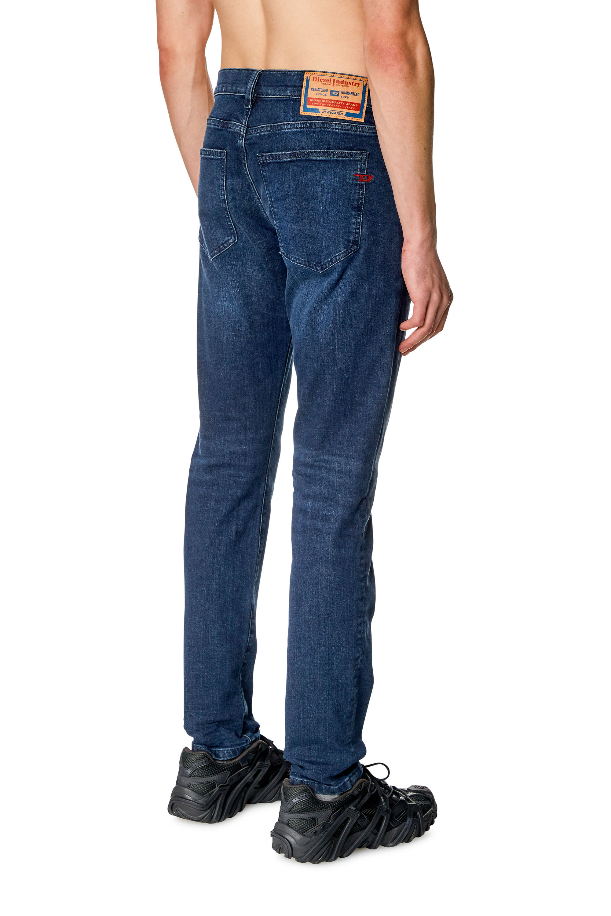 Diesel - Man Slim Jeans 2019 D-Strukt 0CNAA, Dark Blue - Image 4
