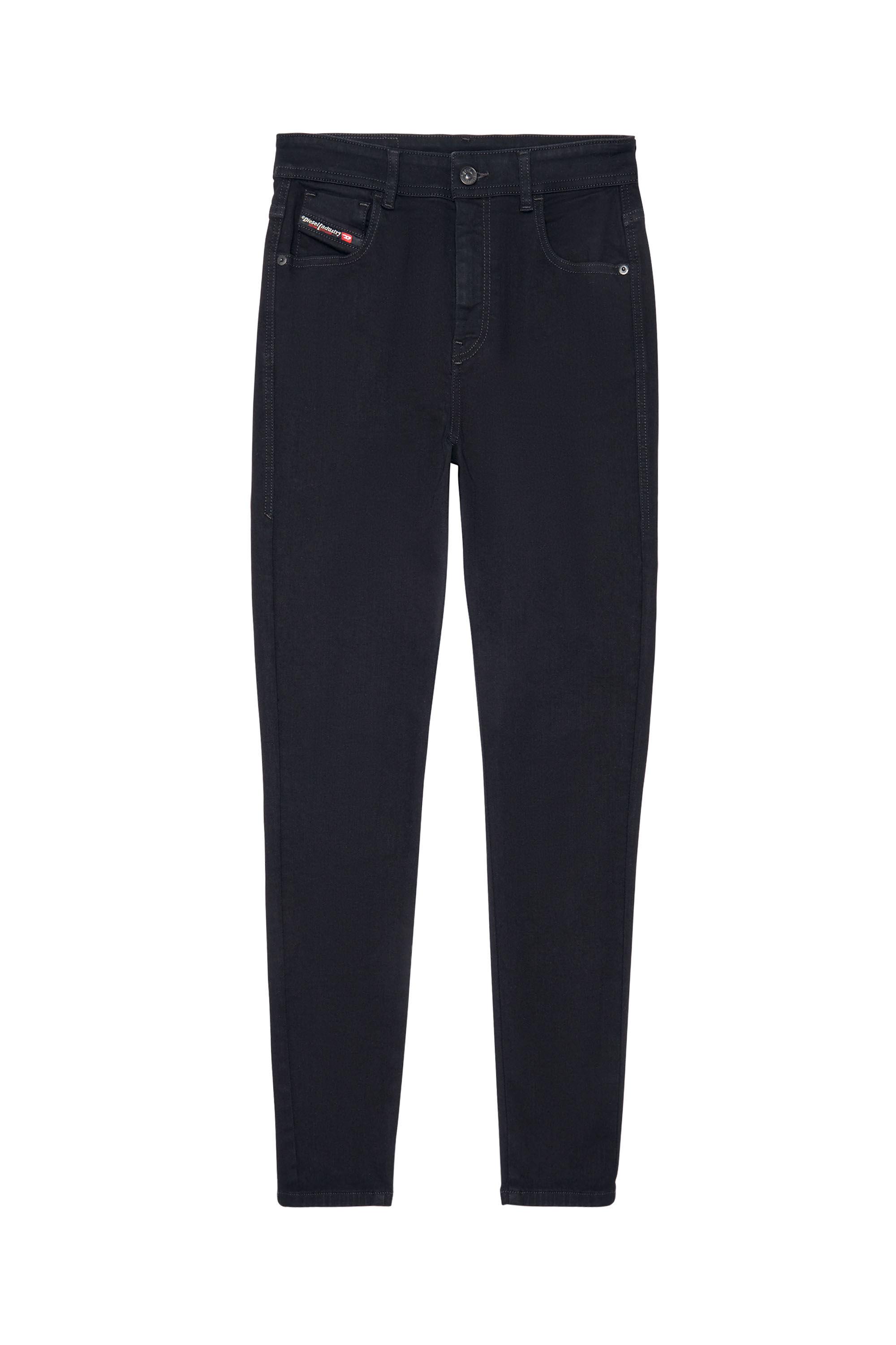 Diesel - Woman Super skinny Jeans 1984 Slandy-High 069EF, Black/Dark grey - Image 2
