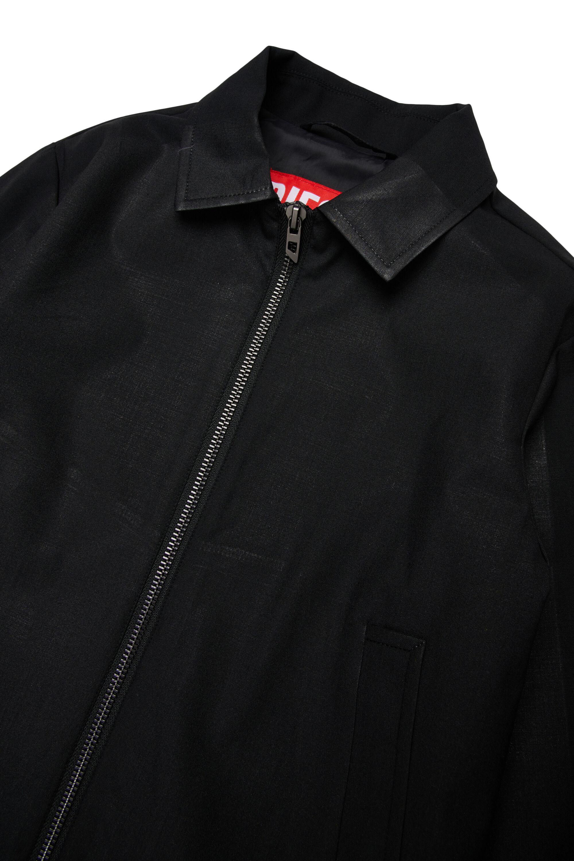 Diesel - JAKANE, Man's Jacket in coated cool wool in Black - 3