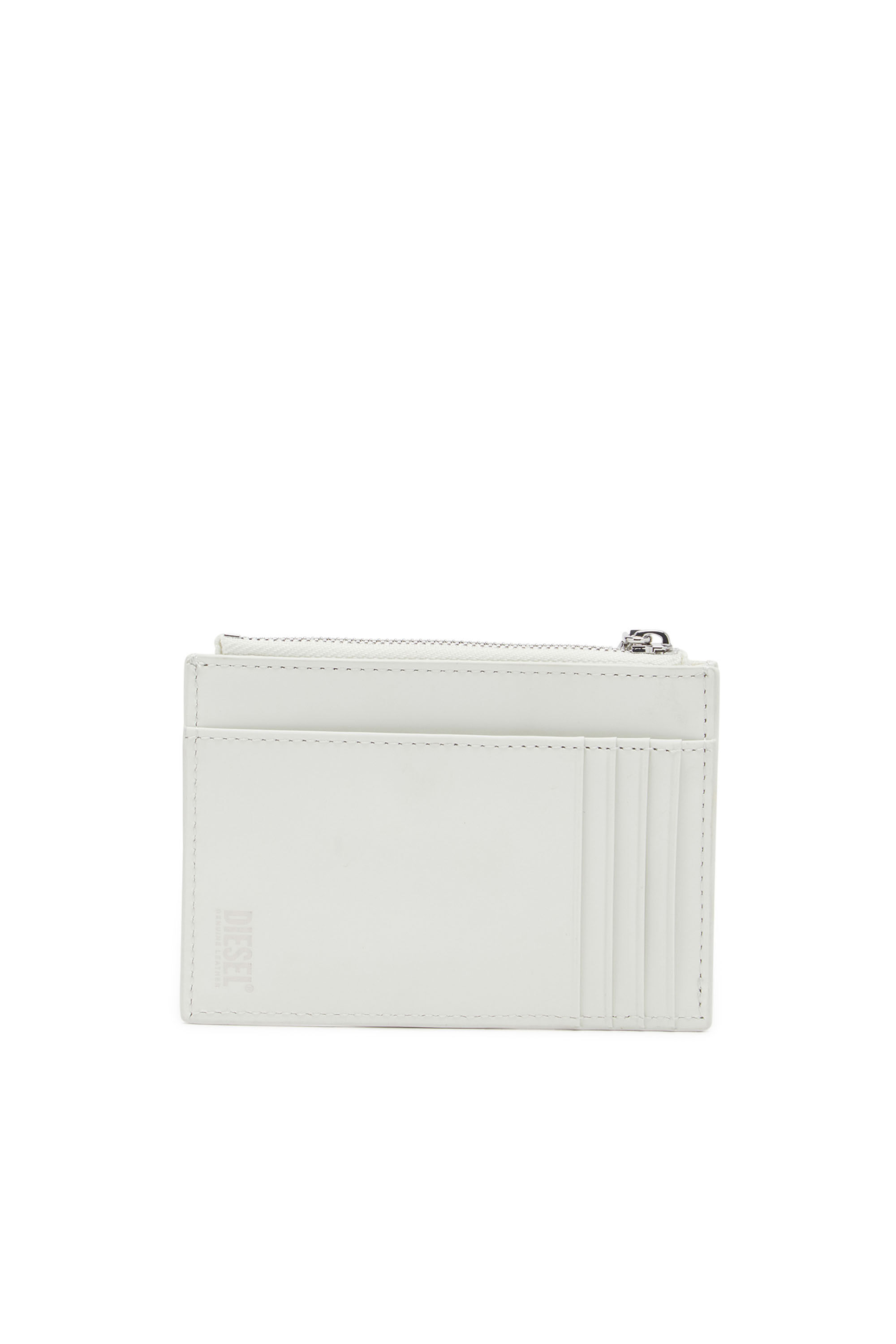 Diesel - 1DR CARD HOLDER I, Woman Card holder in matte leather in White - Image 2