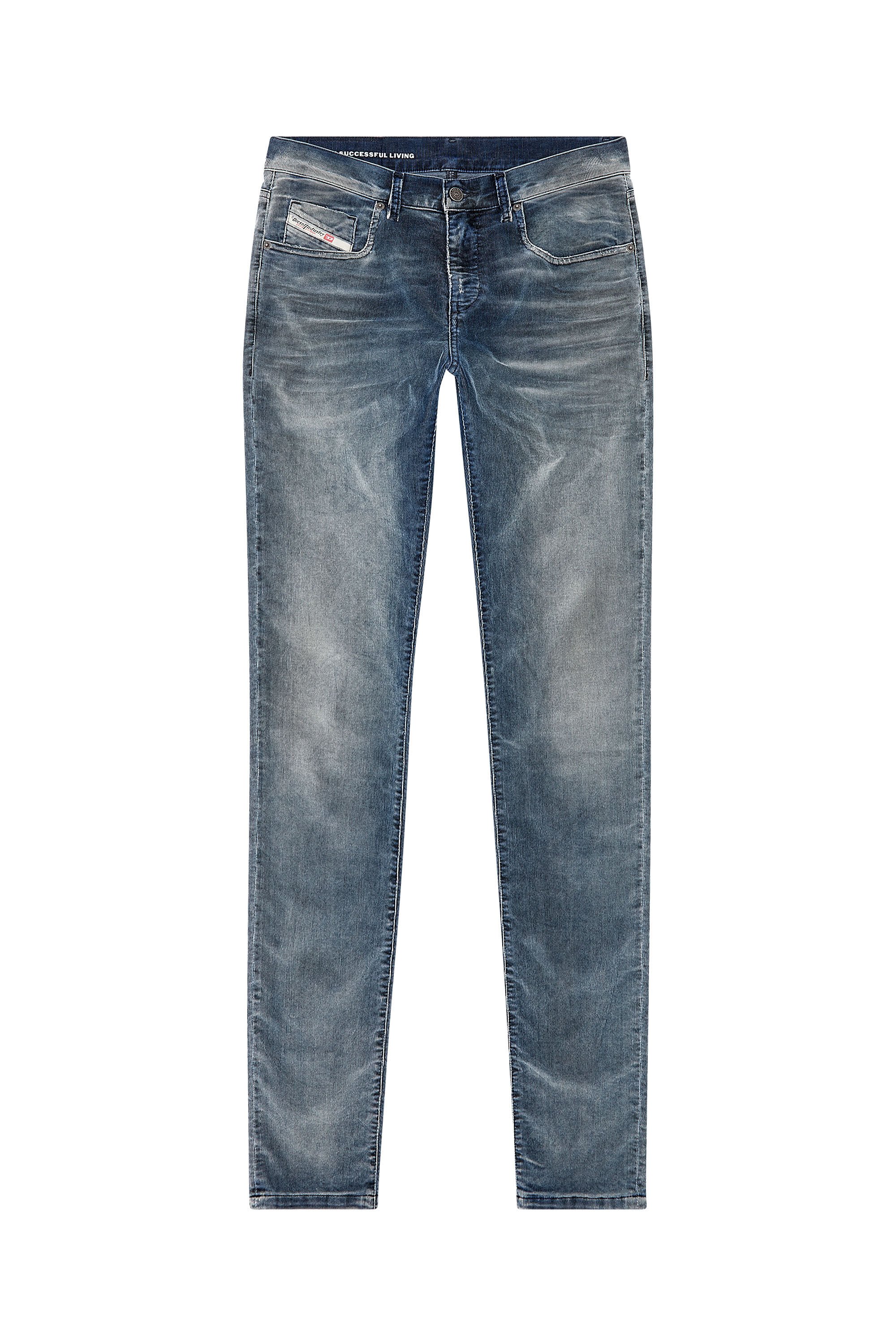 Diesel - Man Slim Jeans 2019 D-Strukt 068JF, Dark Blue - Image 2