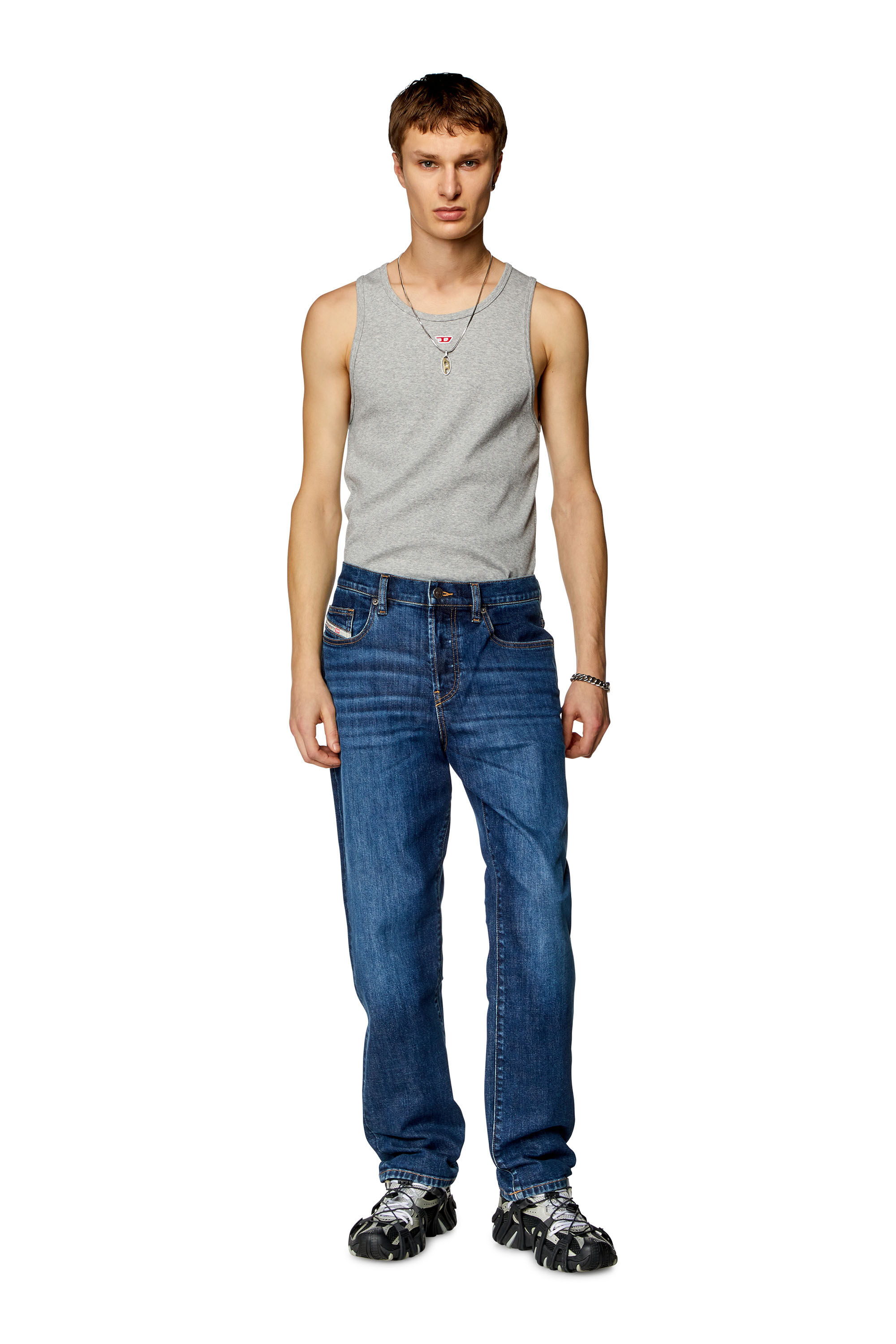 Diesel - Man Straight Jeans 2020 D-Viker 0PFAZ, Dark Blue - Image 1