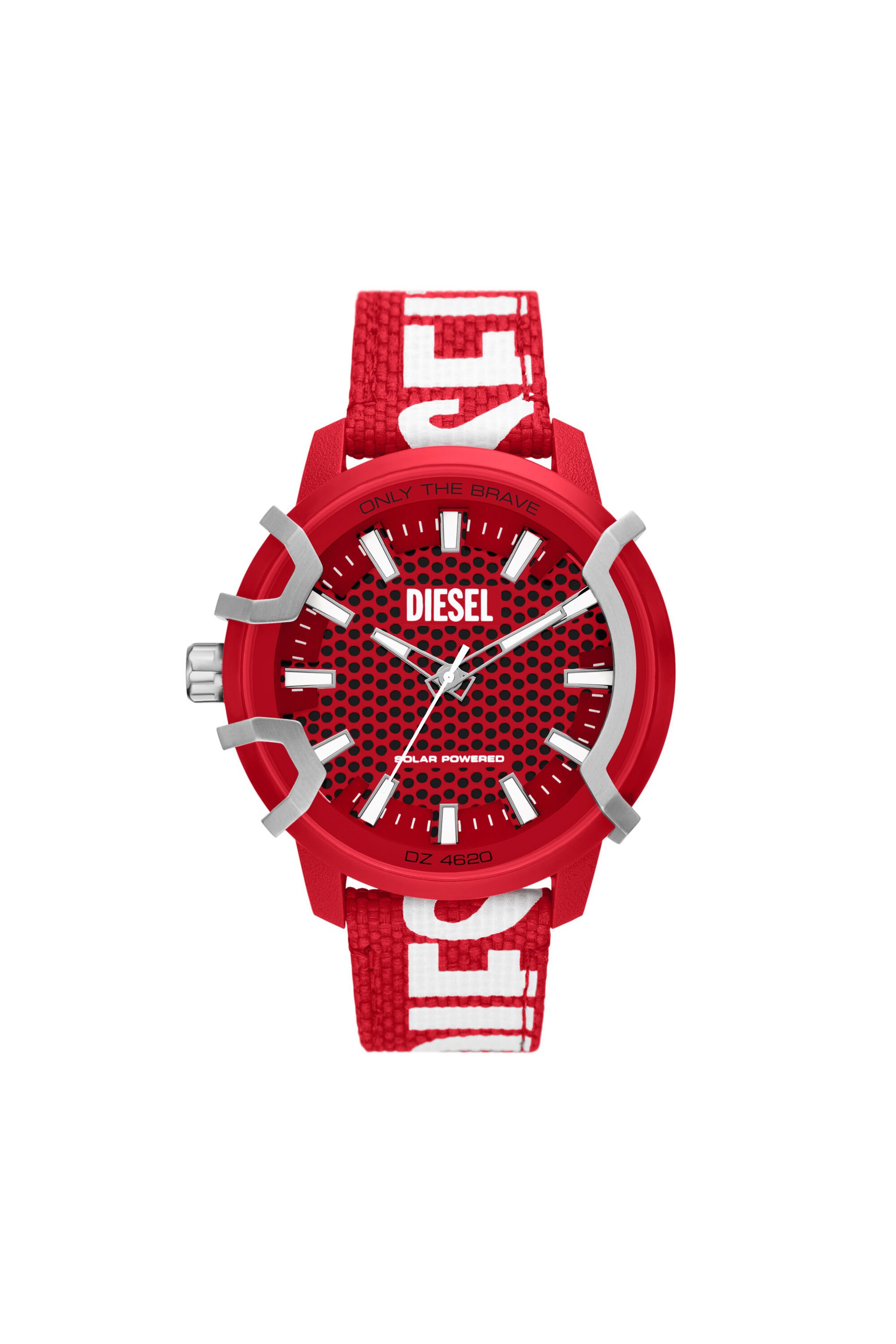 Diesel - DZ4620, Man Griffed Solar Red watch in Red - Image 1