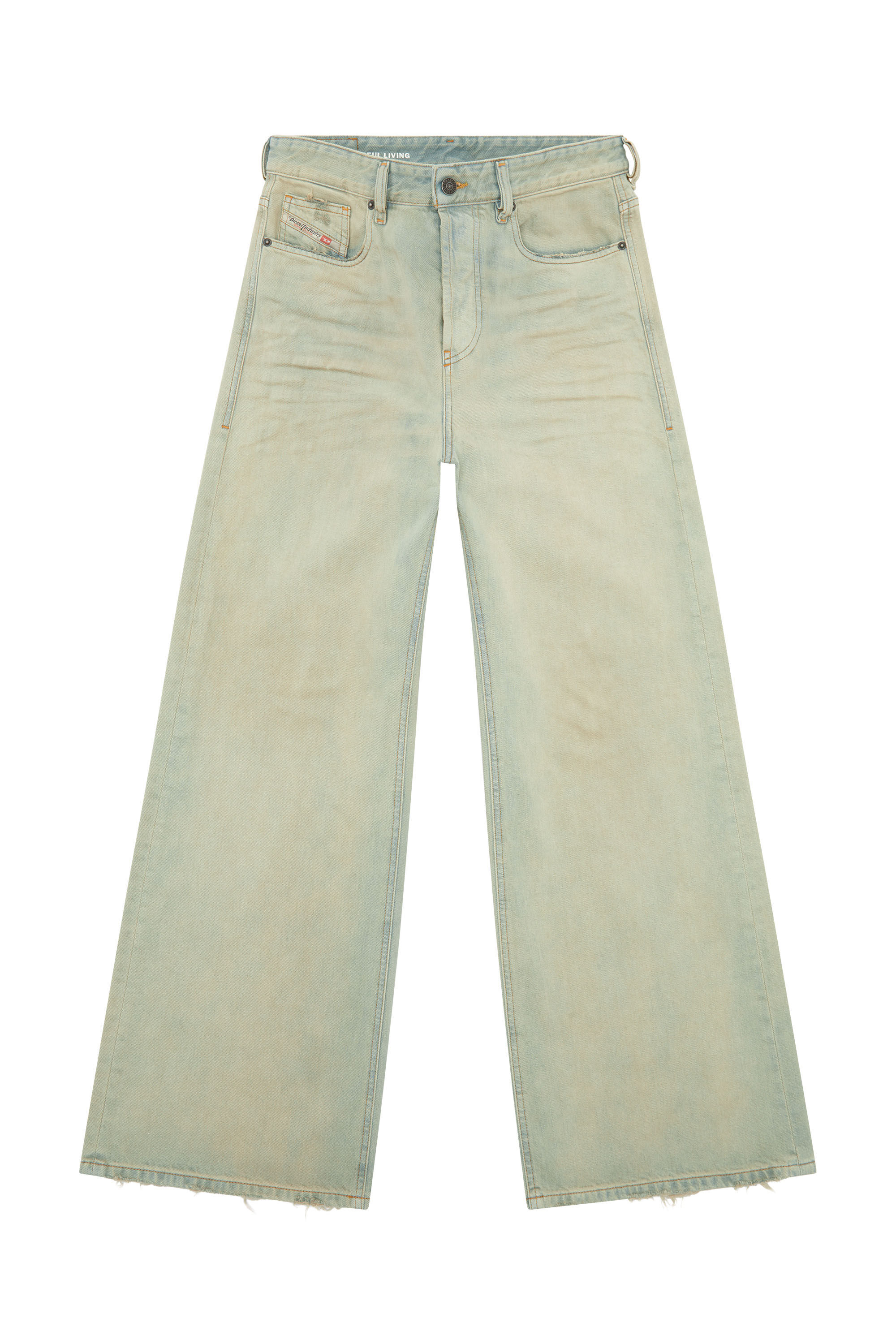 Diesel - Woman Straight Jeans 1996 D-Sire 09H60, Light Blue - Image 2
