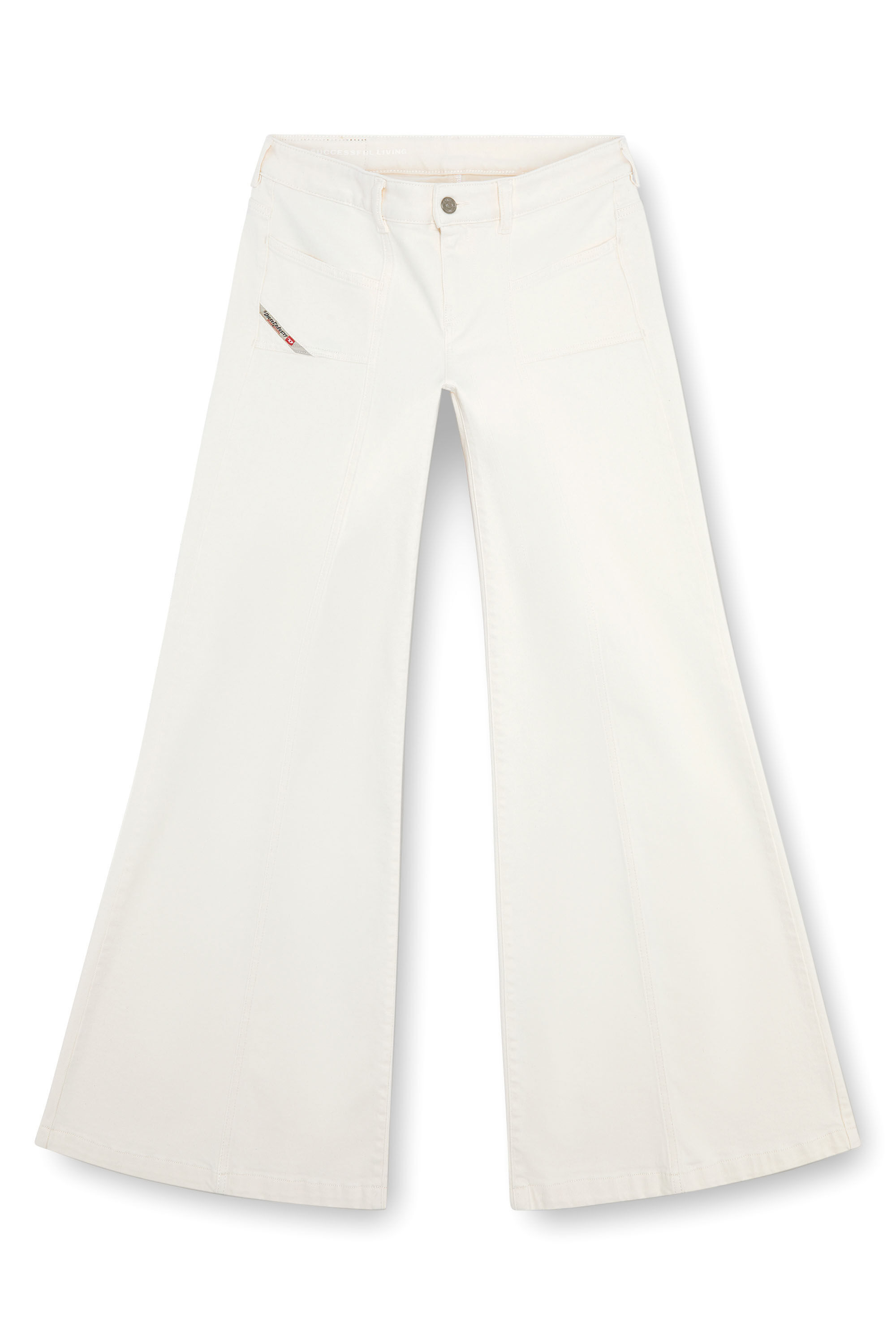 Diesel - Woman Bootcut and Flare Jeans D-Akii 09J68, White - Image 2