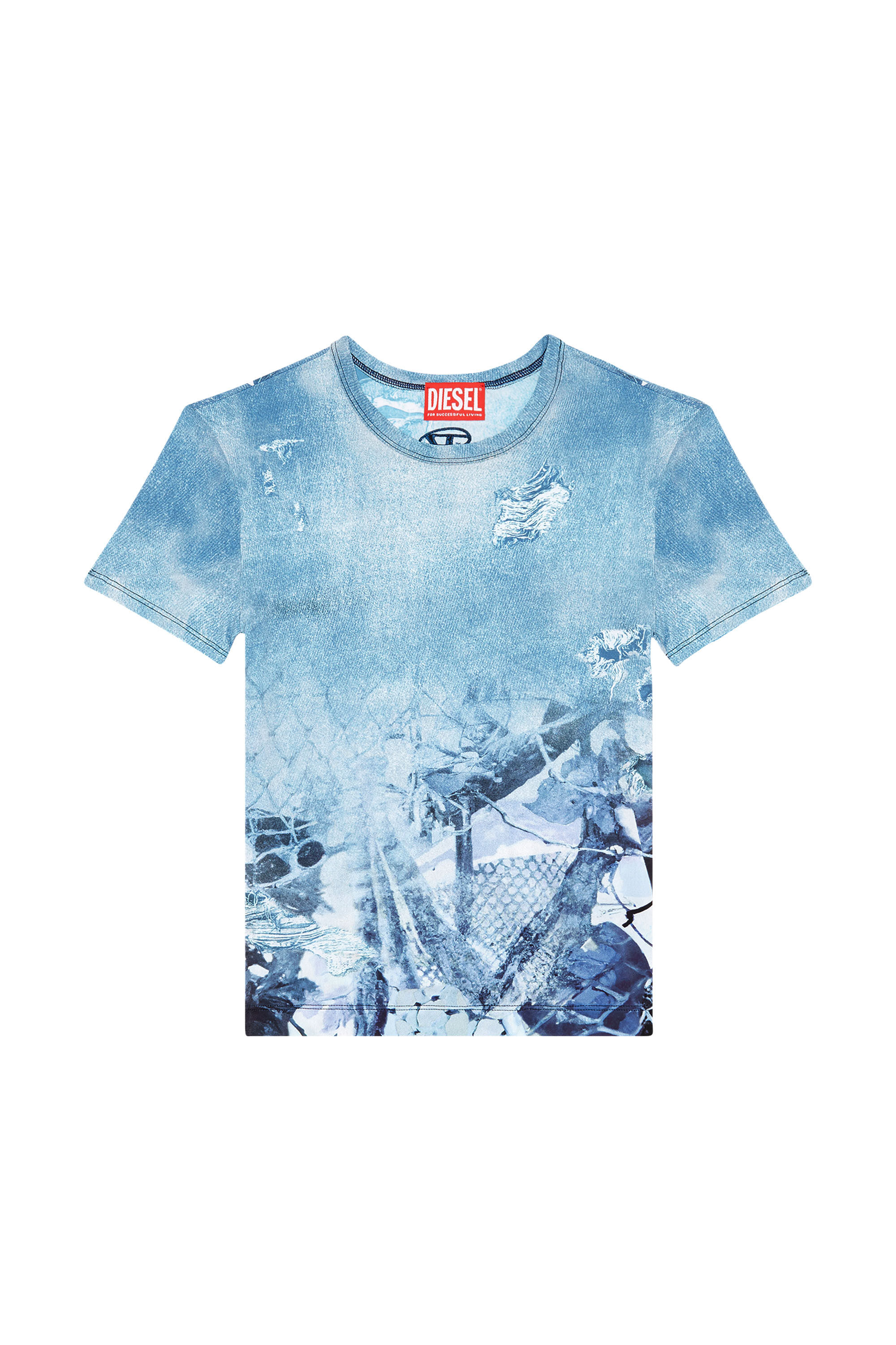 Diesel - T-UNCSKI, Light Blue - Image 2