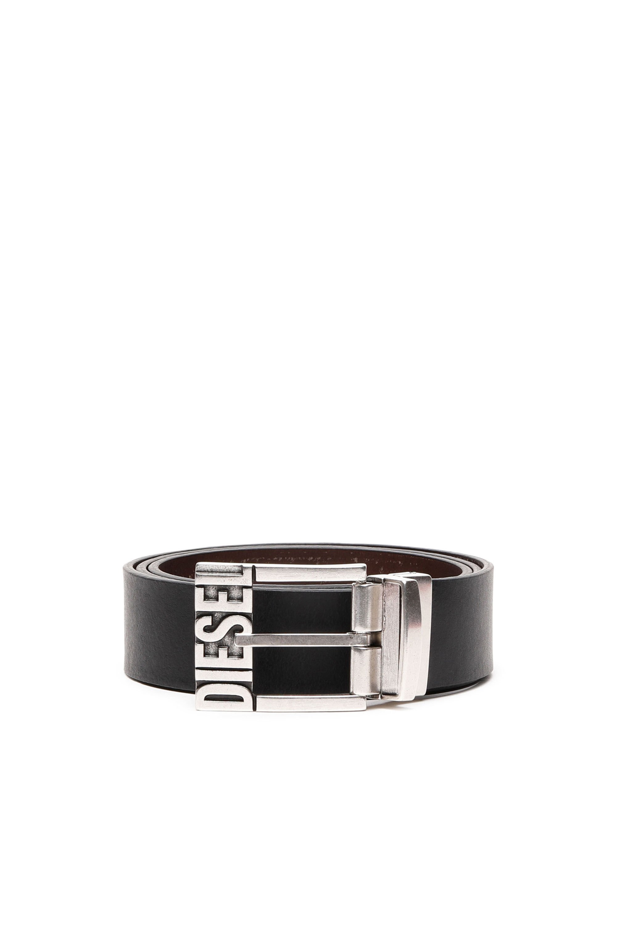 Diesel - B-SHIFT II, Man Reversible leather belt in Multicolor - Image 1