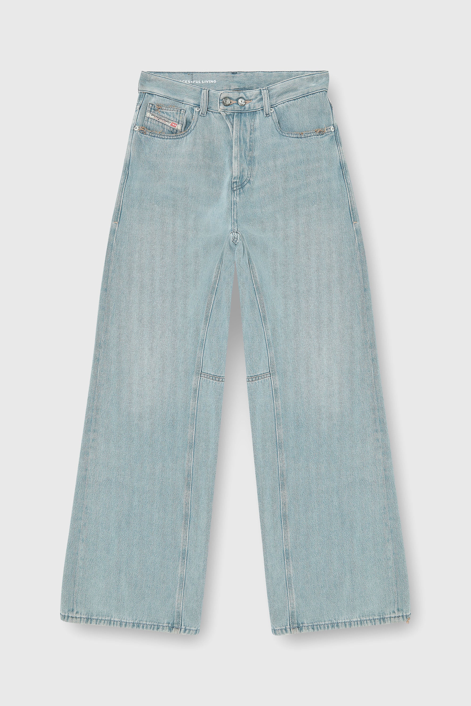 Diesel - Woman's Relaxed Jeans 1996 D-Sire 09P84, Light Blue - 6