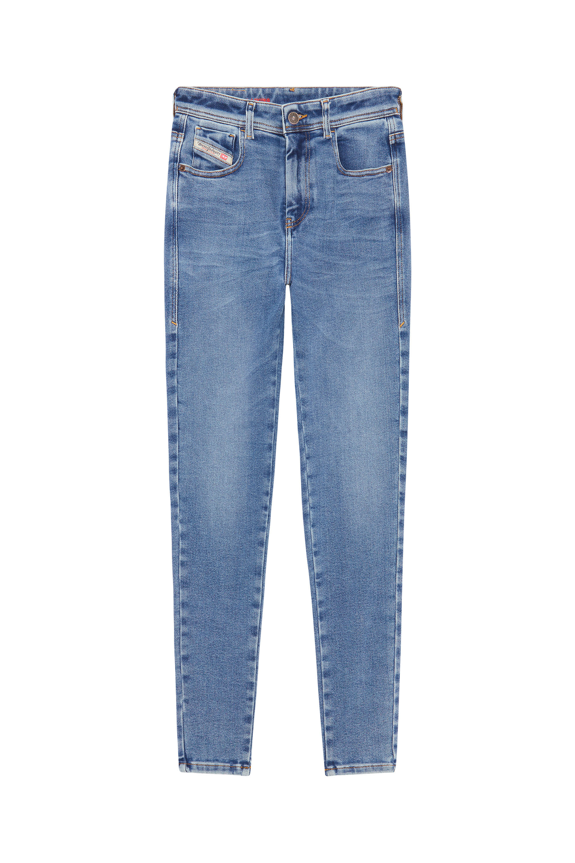 Diesel - Woman Super skinny Jeans 1984 Slandy-High 09D62, Medium blue - Image 1