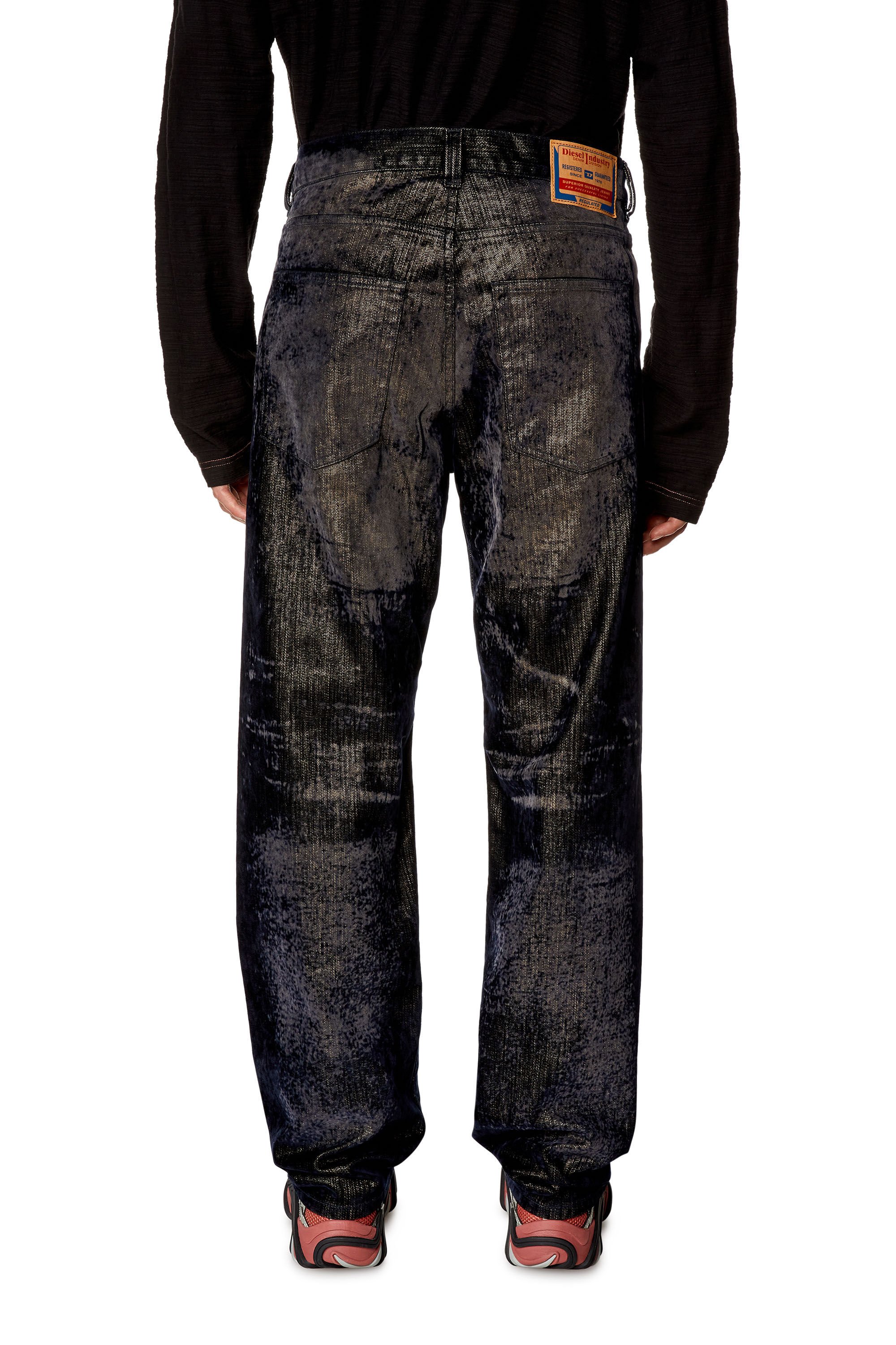 Diesel - Man Straight Jeans 2010 D-Macs 09I49, Black/Dark grey - Image 4