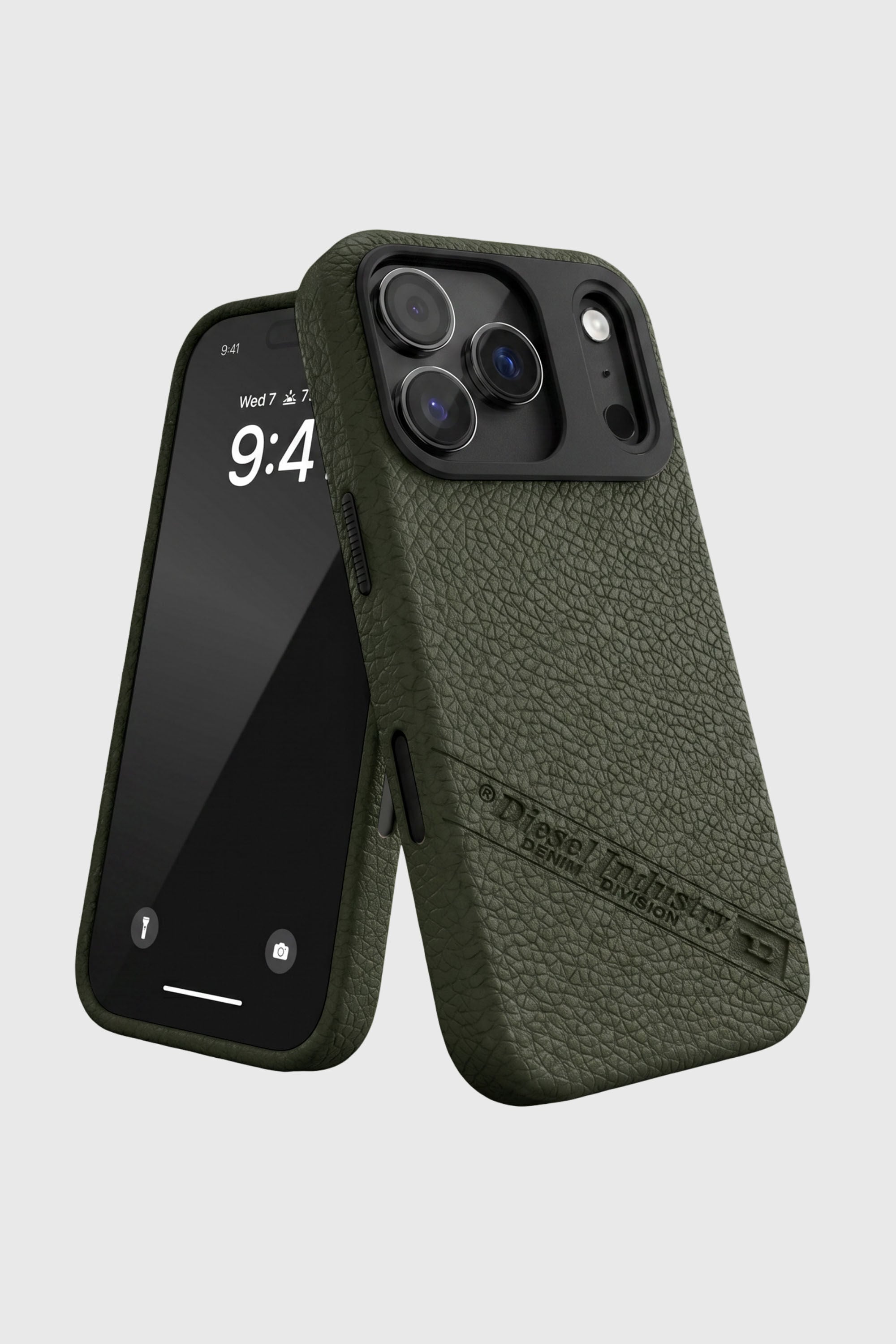 Diesel - 60647 MOULDED CASE, Unisex's Flag D case with MagSafe for iPhone 17 Pro in Dark Green - 6