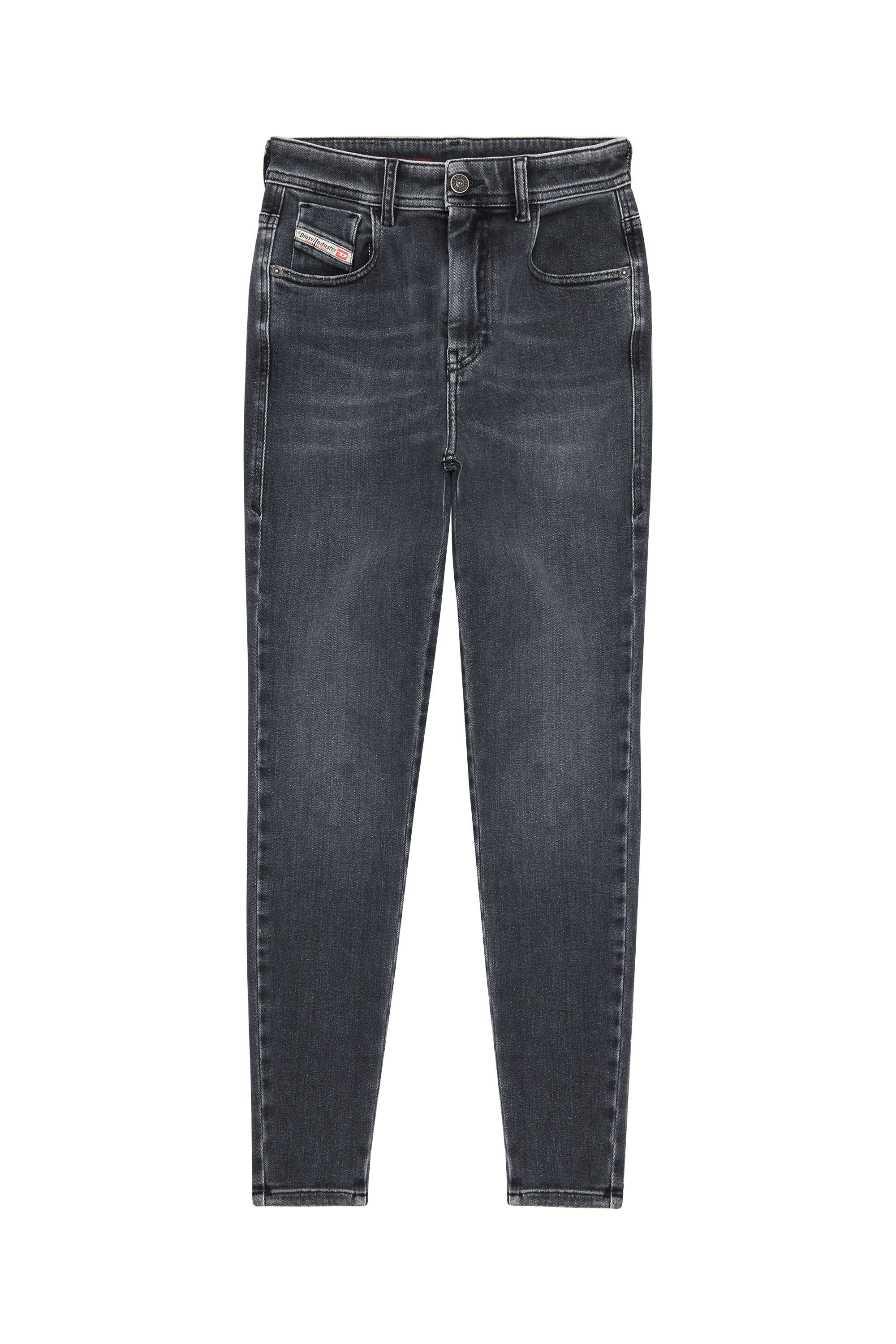 Diesel - Woman Super skinny Jeans 1984 Slandy-High 09D61, Black/Dark grey - Image 2