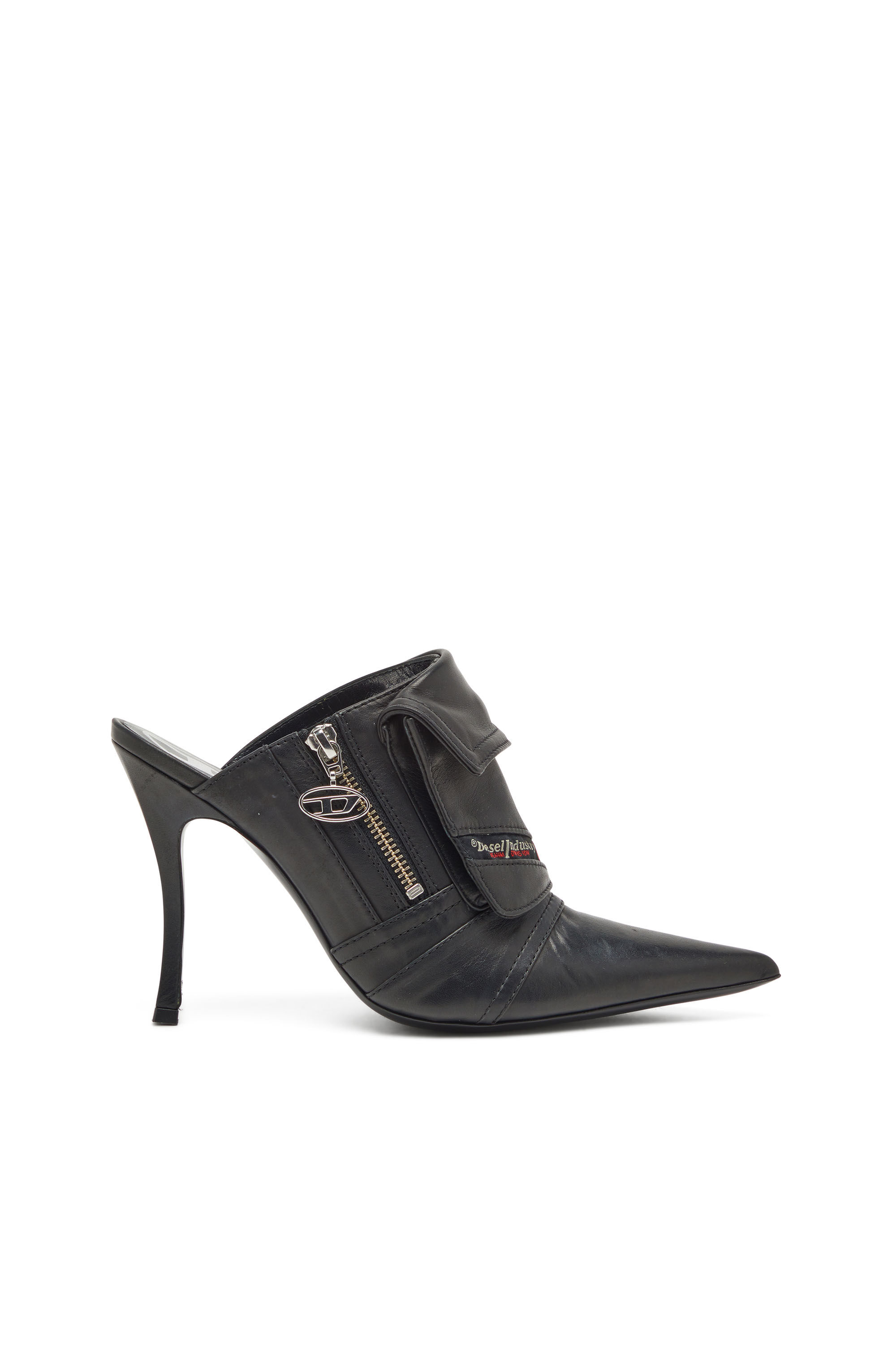 Diesel - D-VENUS POCKET ML, Woman D-Venus Pocket Ml Shoes - Ankle boots with utility pockets in Black - Image 1