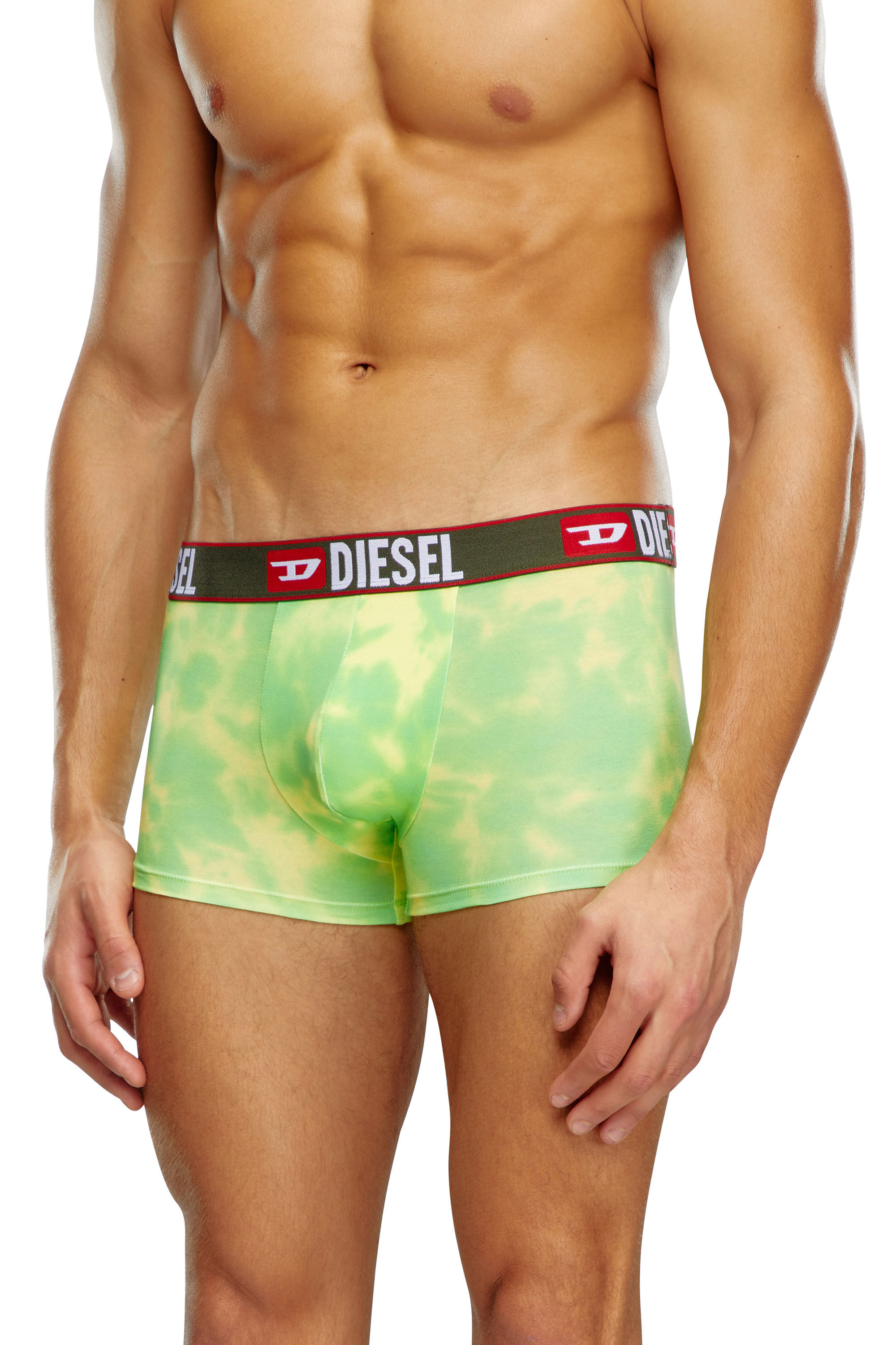 Diesel - UMBX-DAMIENTHREEPACK, Man Three-pack boxer briefs plain and tie-dye in Multicolor - Image 3