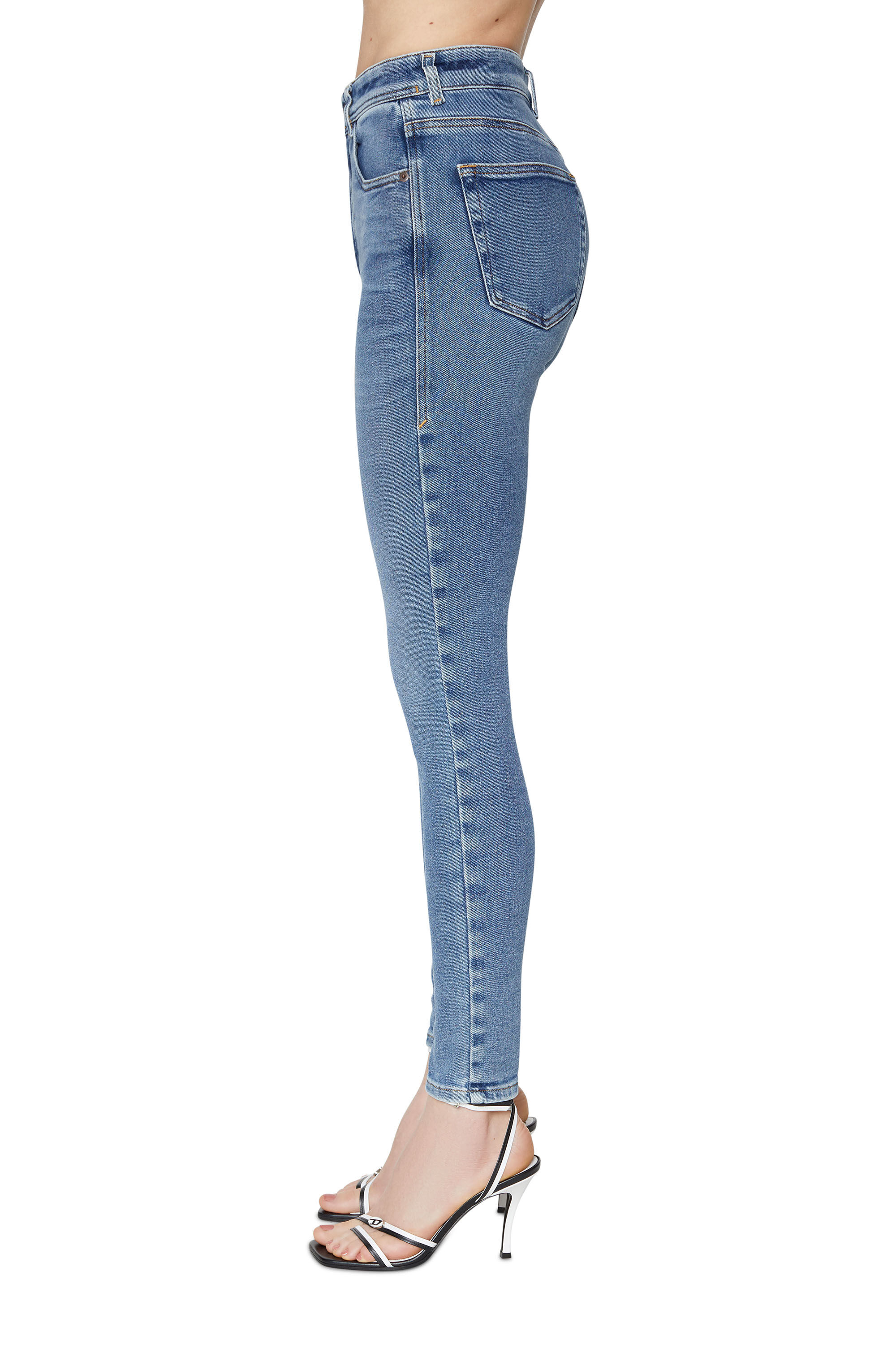 Diesel - Woman Super skinny Jeans 1984 Slandy-High 09D62, Medium blue - Image 4
