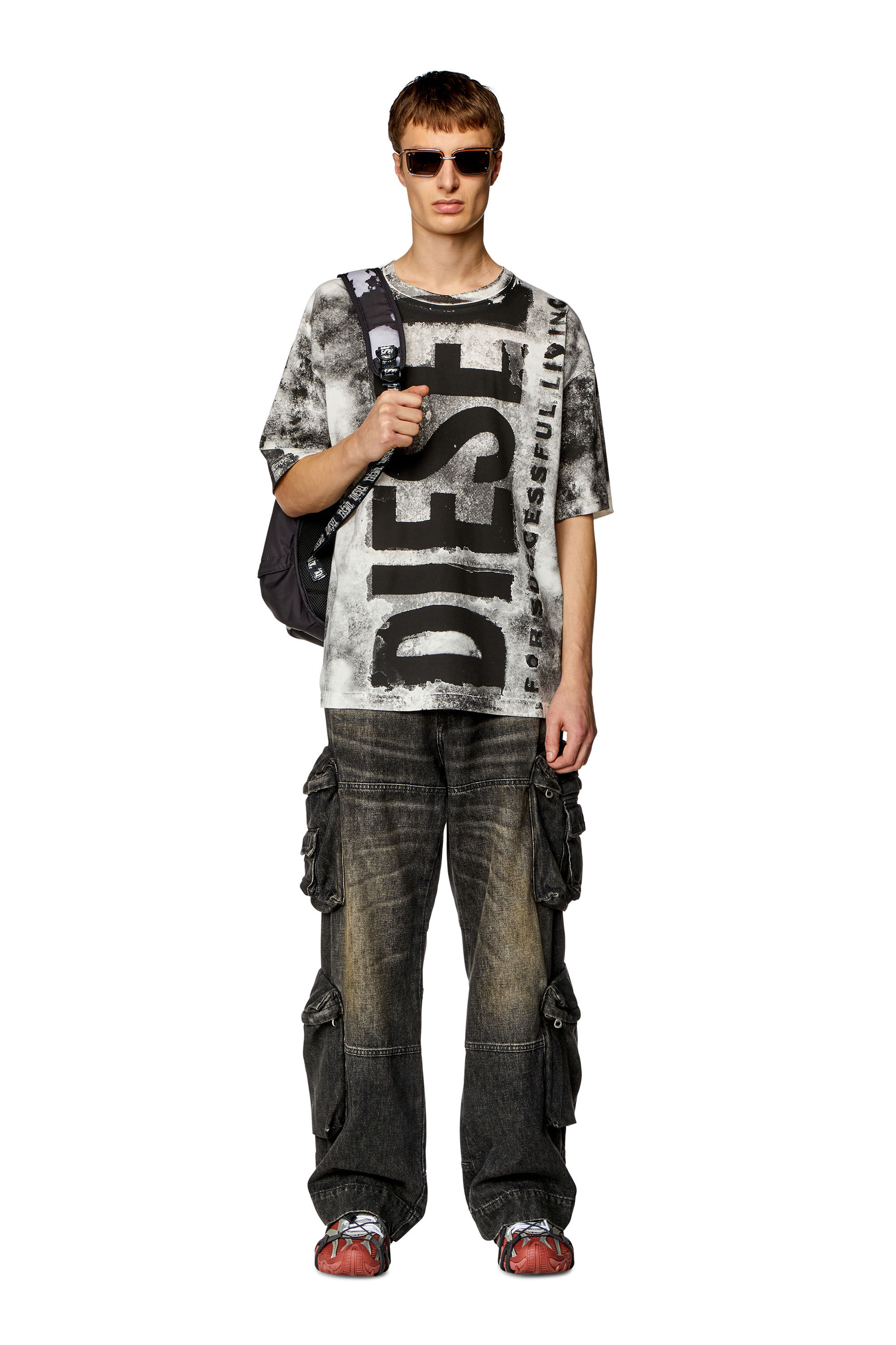 Diesel - T-BOXT-BISC, Grey/Black - Image 1