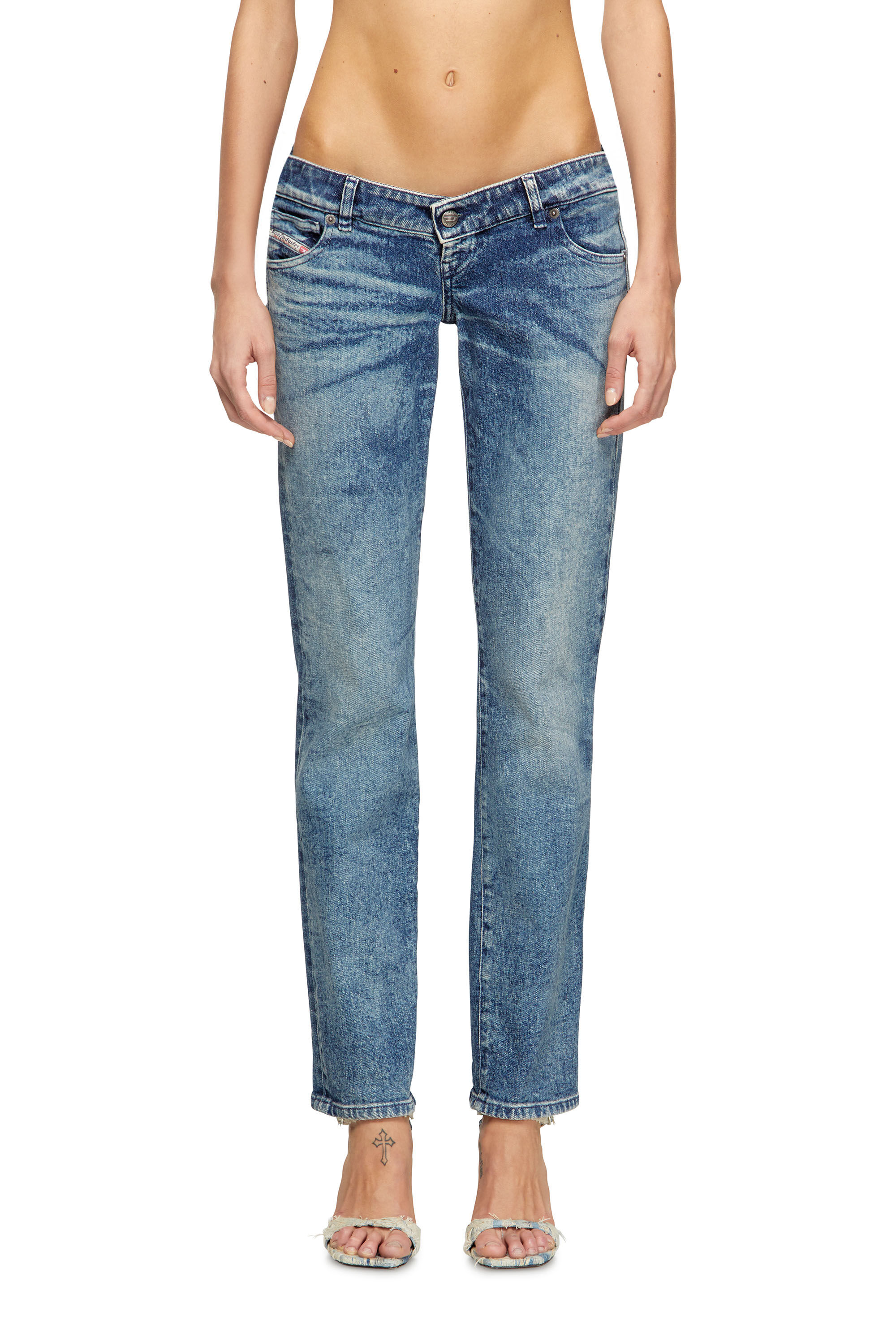 Diesel - Woman's Regular Jeans D-Waisty 007DI, Medium blue - 3
