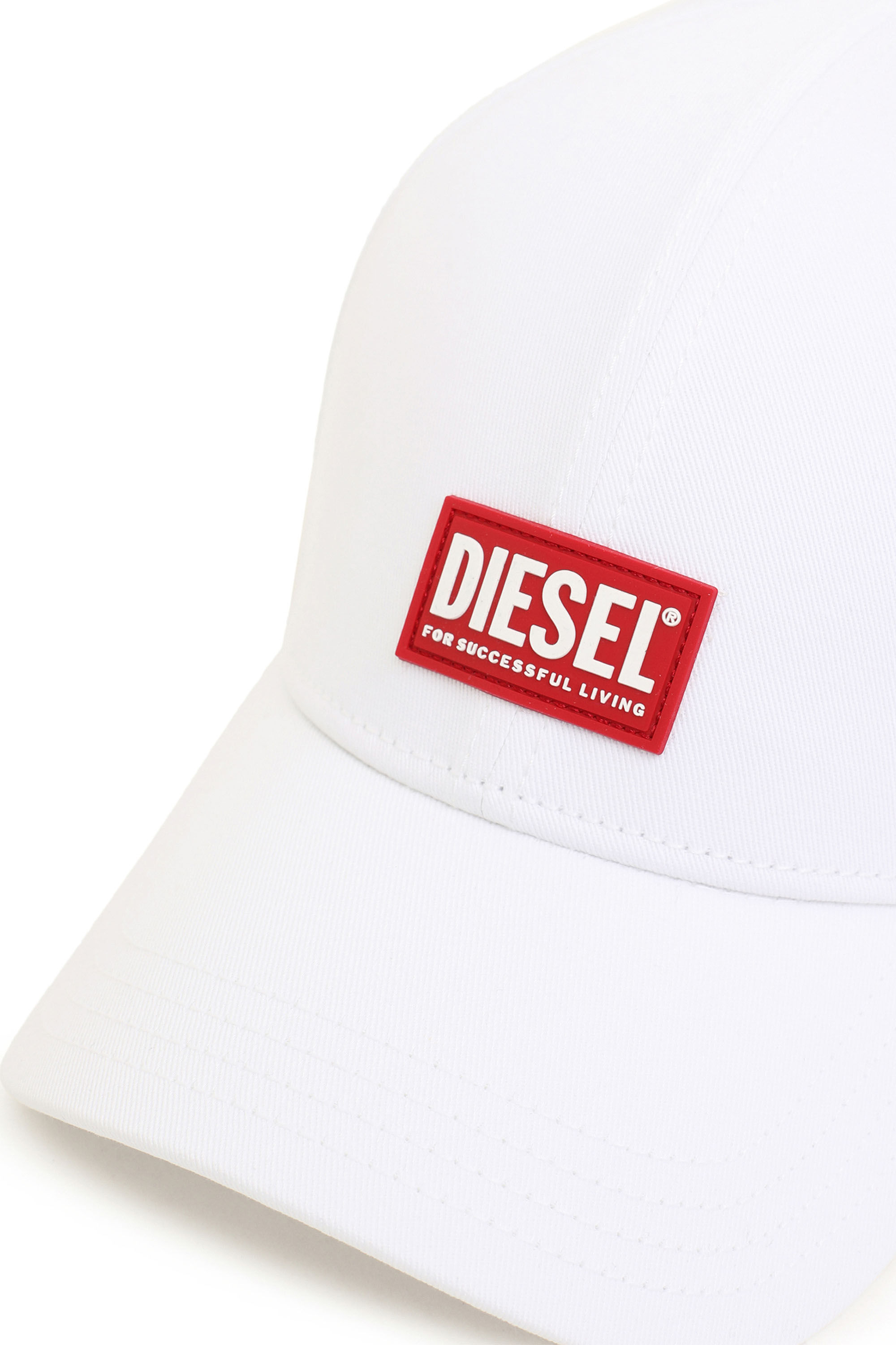 Diesel - CORRY-GUM, Unisex Baseball cap with rubber logo patch in Multicolor - Image 3