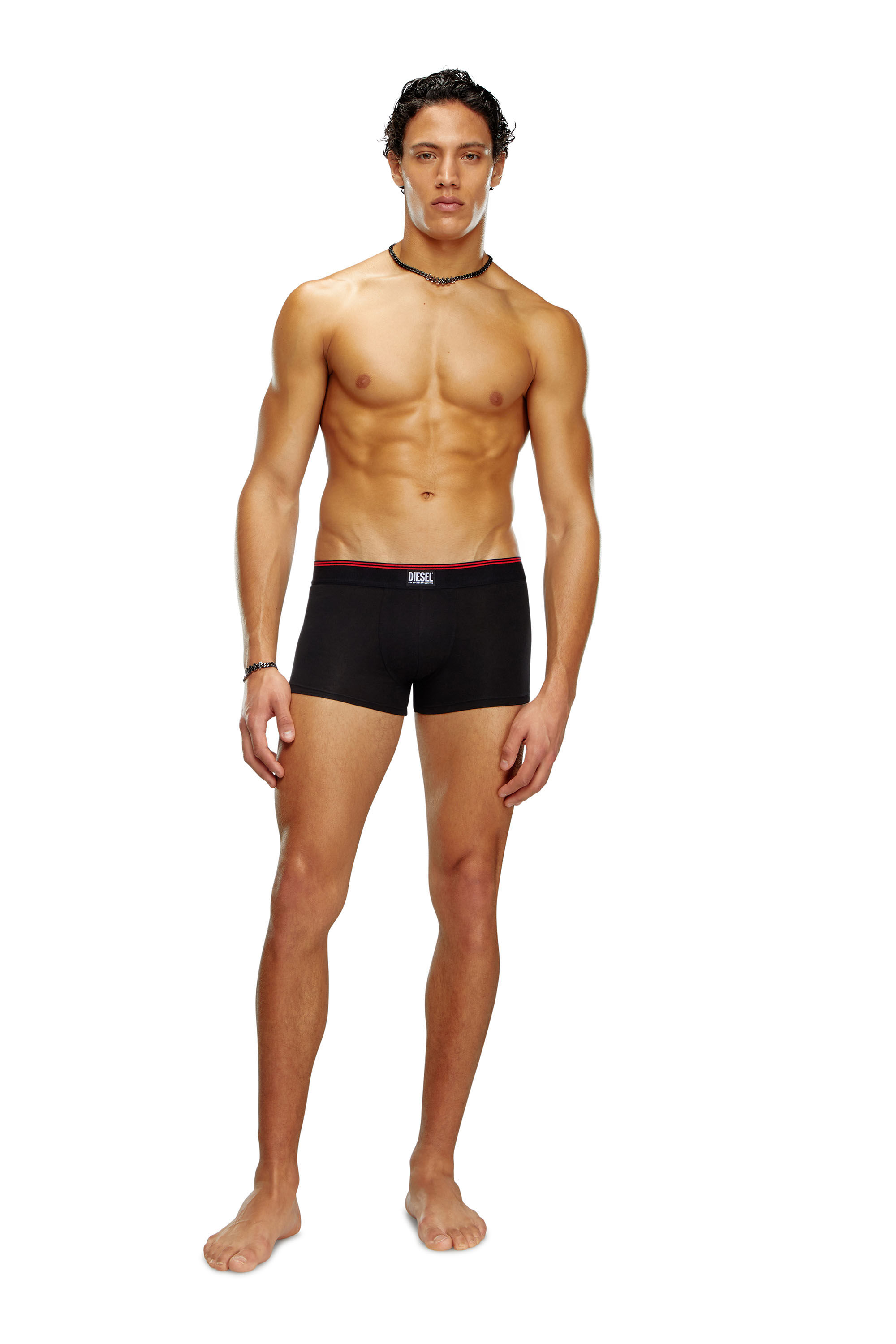 Diesel - UMBX-DAMIENTHREEPACK, Man Three-pack nude cotton boxer briefs in Multicolor - Image 1