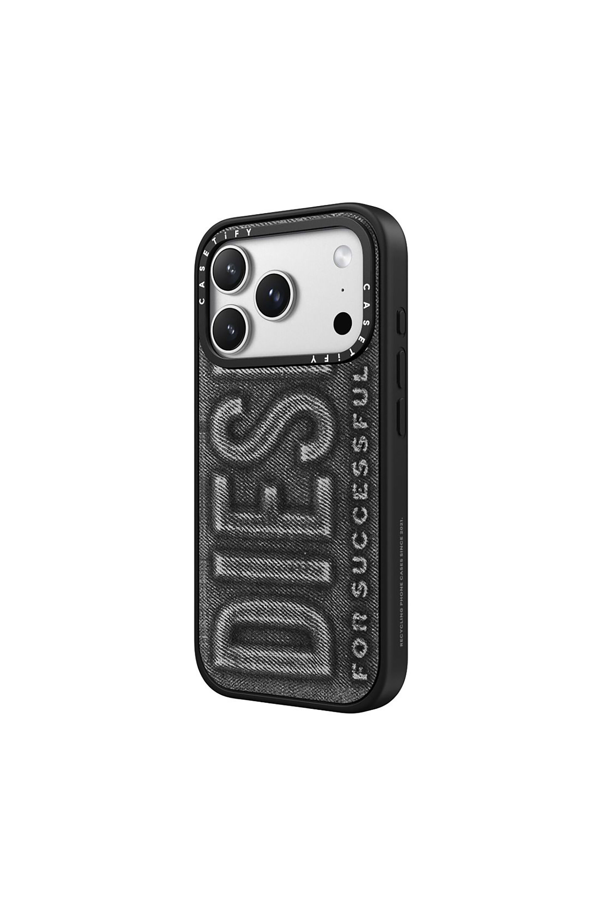 Diesel - 60557 MOULDED CASE, Unisex's Biscotto impact case for iPhone 17 Pro Max in Black - 2