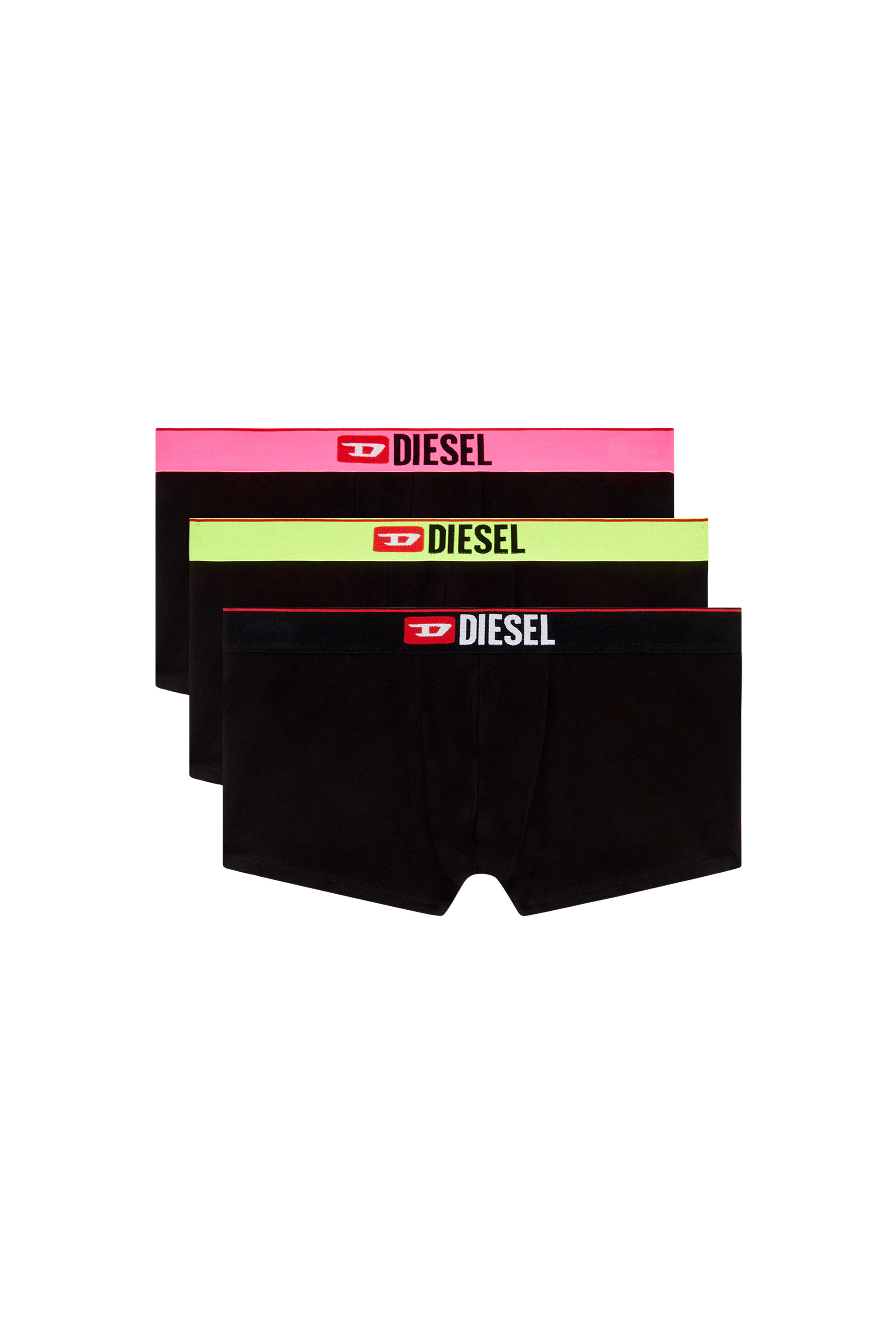 Diesel - UMBX-DAMIENTHREEPACK, Man Three-pack boxer briefs with pop-colour waist in Multicolor - Image 2