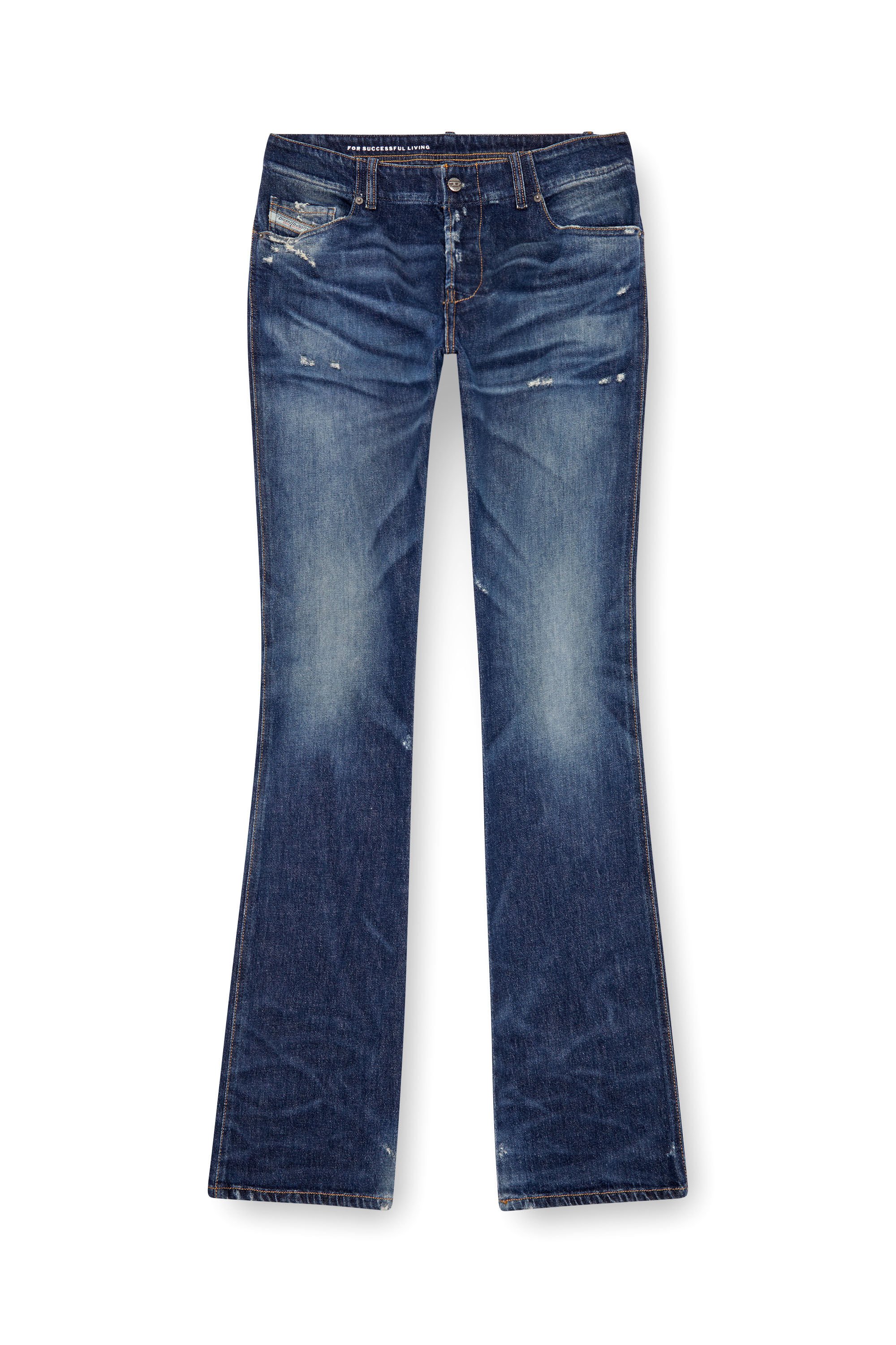 Diesel - Man Bootcut Jeans D-Backler 09J56, Dark Blue - Image 2