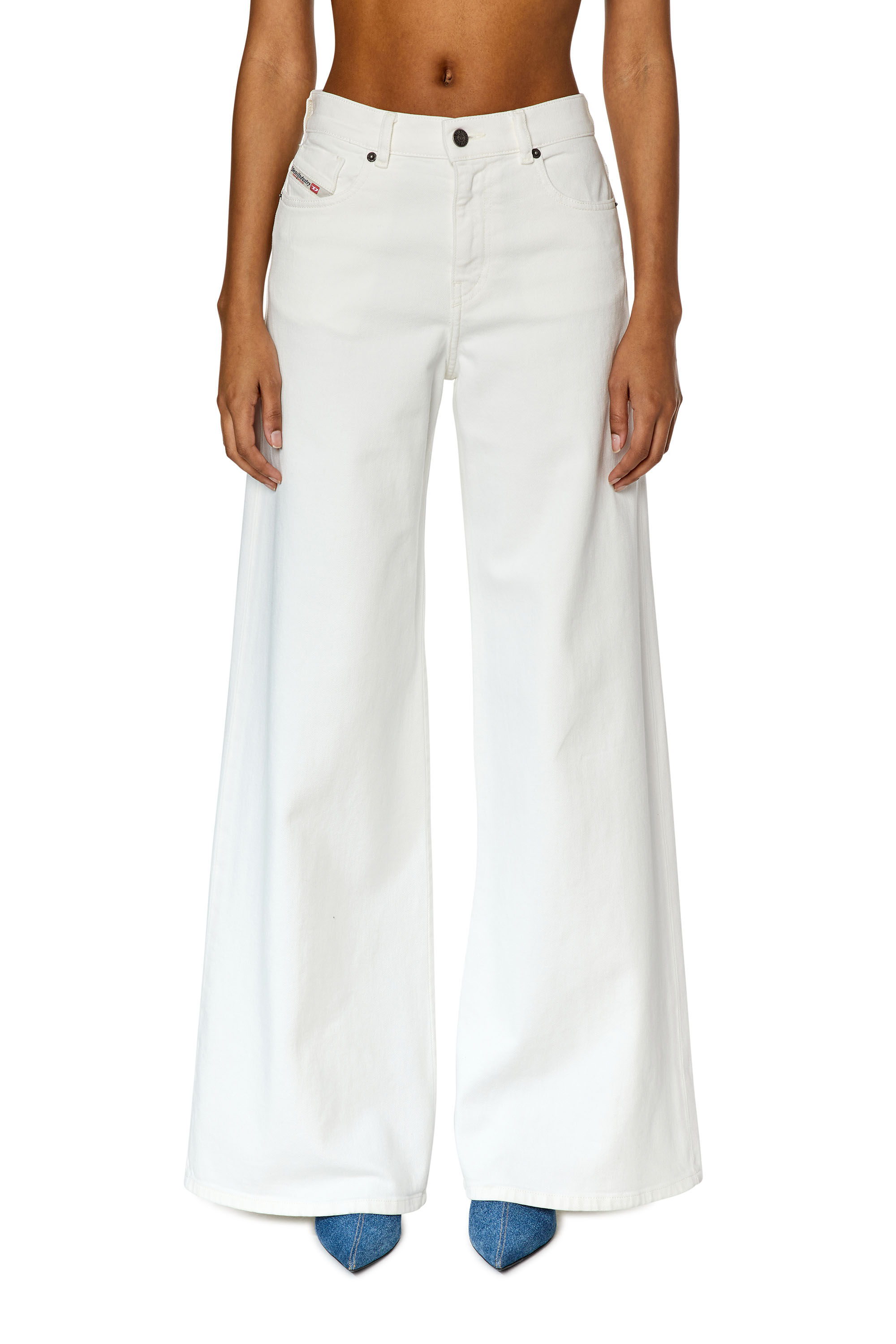 Diesel - Woman Bootcut and Flare Jeans 1978 D-Akemi 09D63, White - Image 3