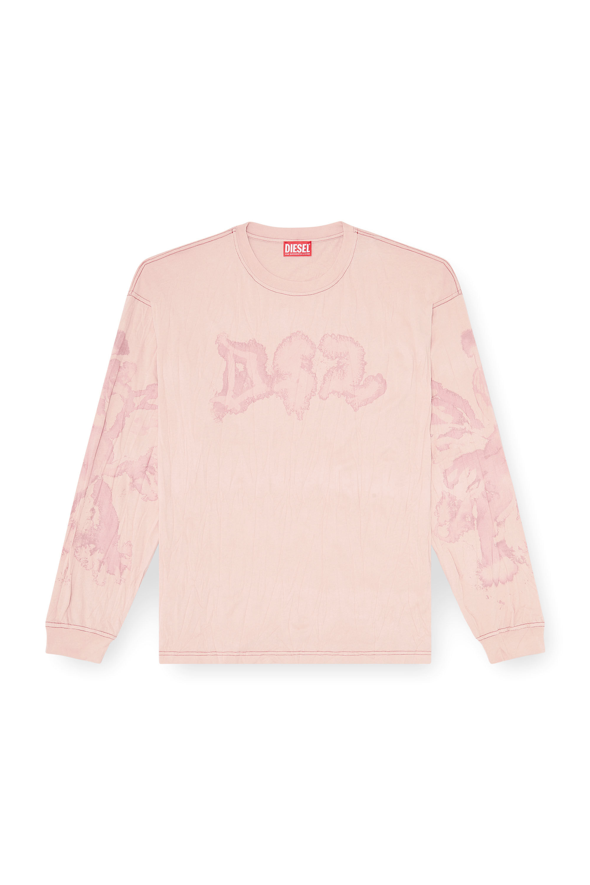 Diesel - T-BOXT-LS-AA4, Man's Relaxed long sleeve tee with blotched print in null - 2