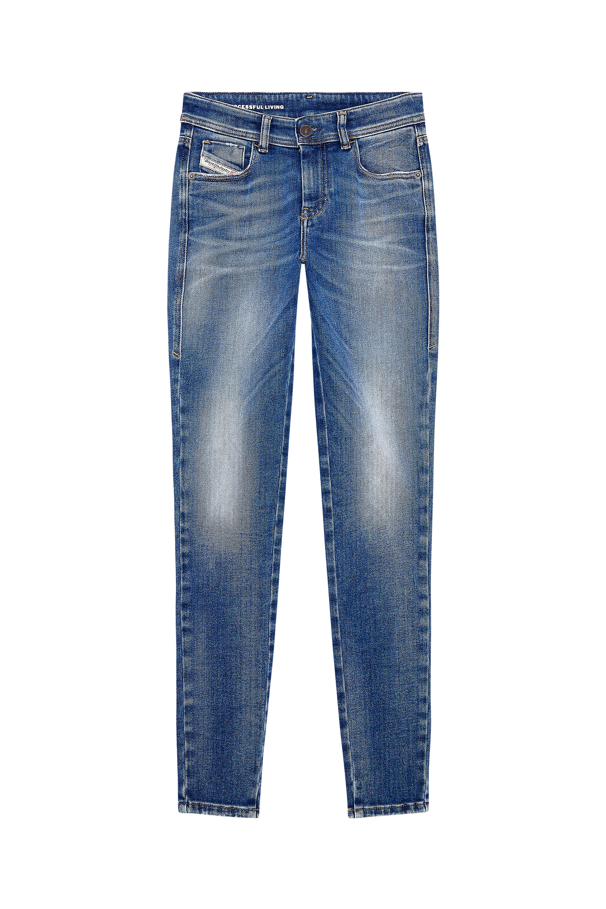 Diesel - Woman Super skinny Jeans 2017 Slandy 09H90, Medium blue - Image 2