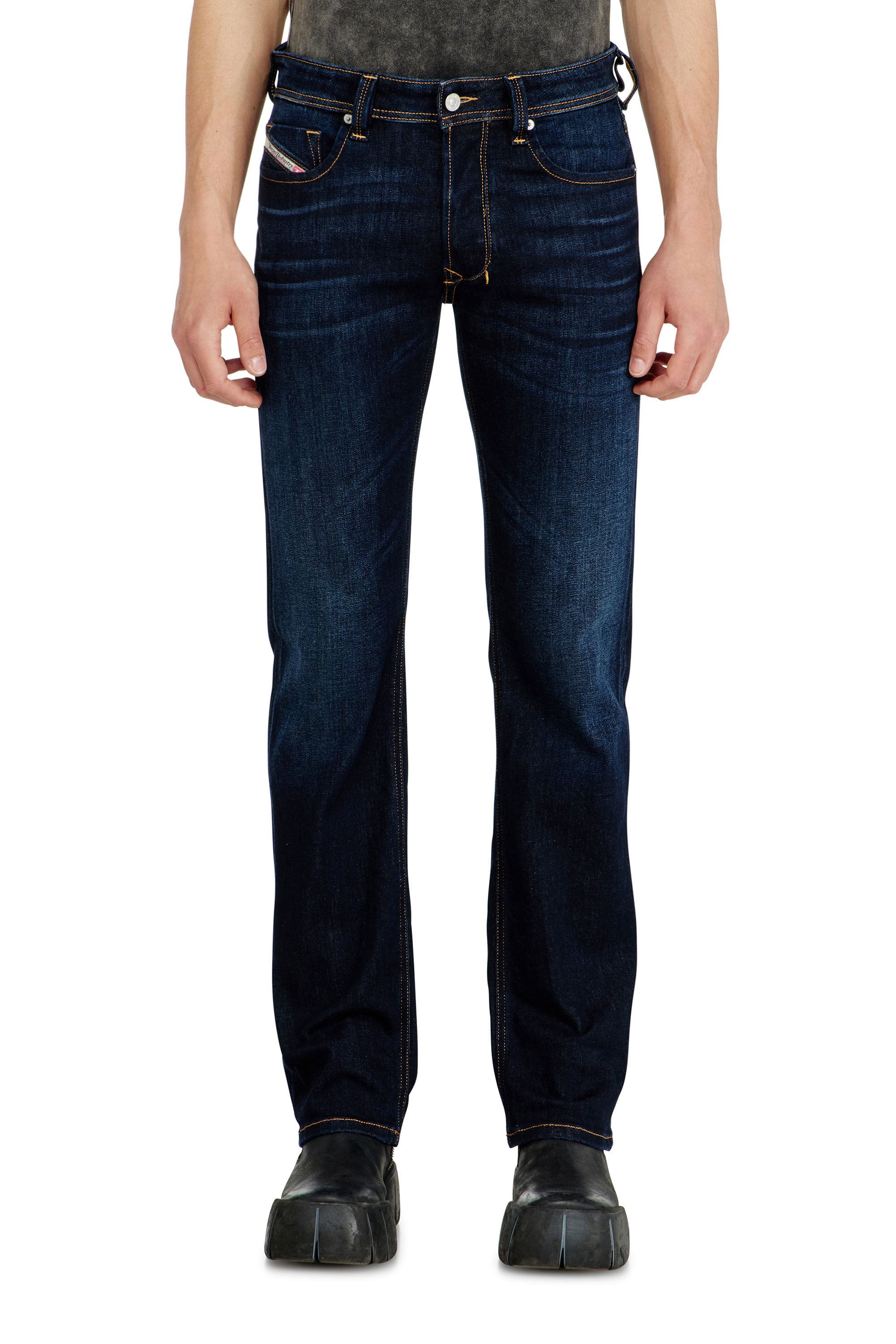 Diesel - Man's Regular Jeans 1985 Larkee 09Q15, Dark Blue - 4
