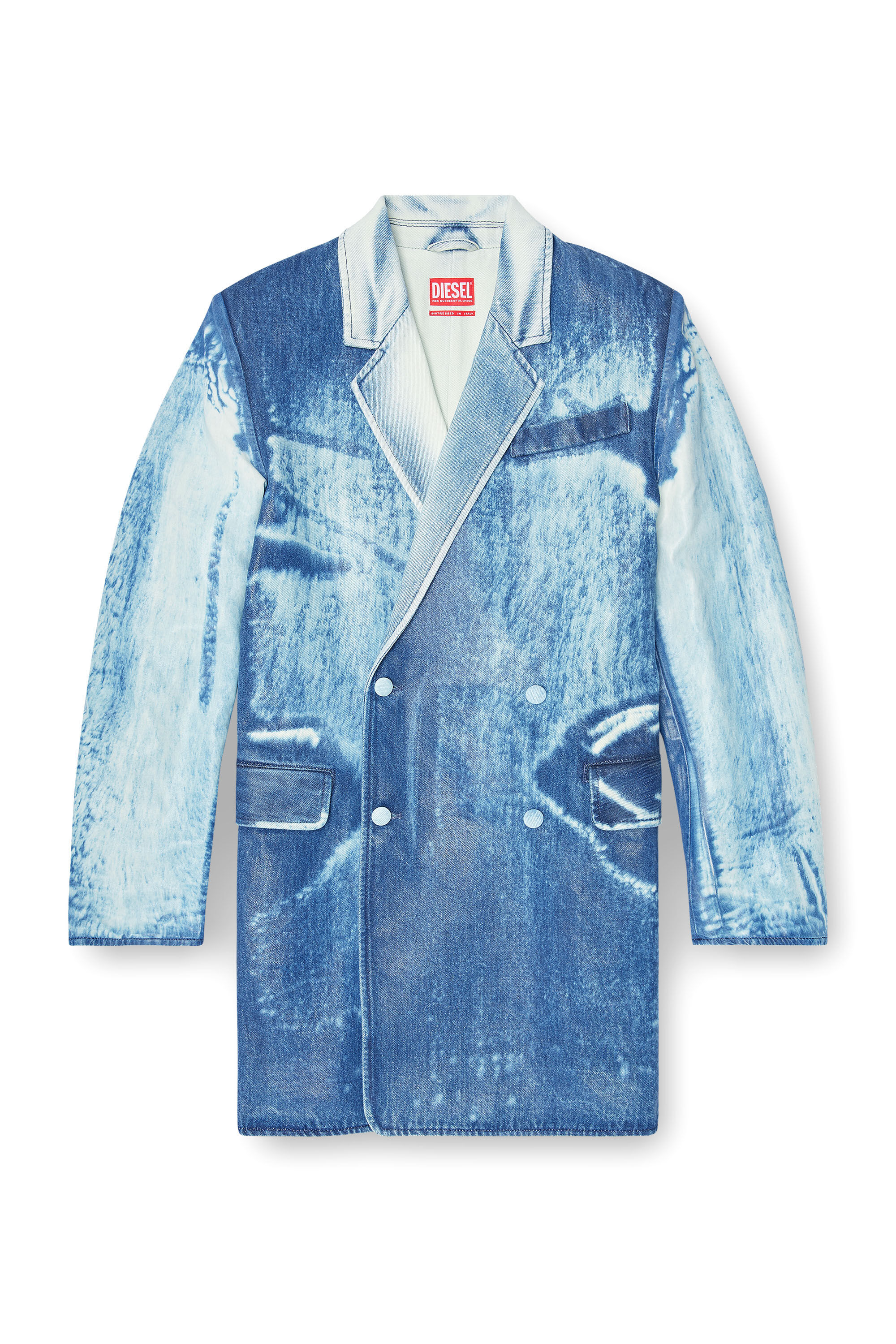Diesel - DE-LUMEA-FSI1, Woman's Blazer in X-Ray denim in Blue - 2
