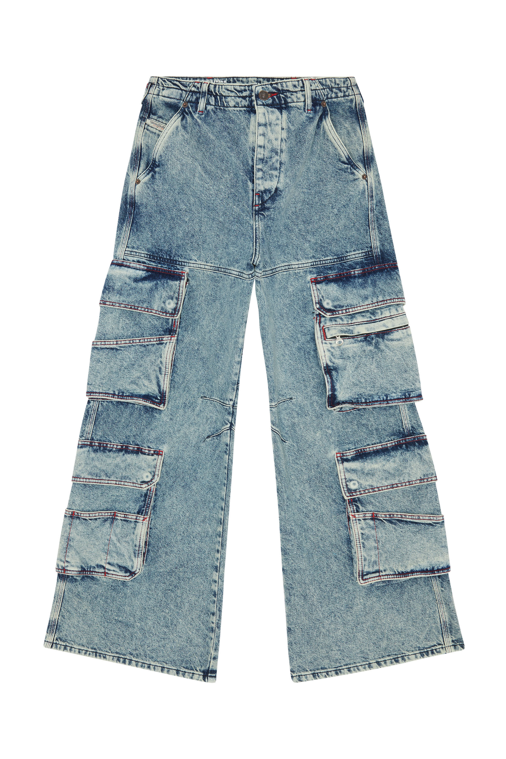 Diesel - Woman Straight Jeans 1996 D-Sire 0EMAN, Medium blue - Image 2