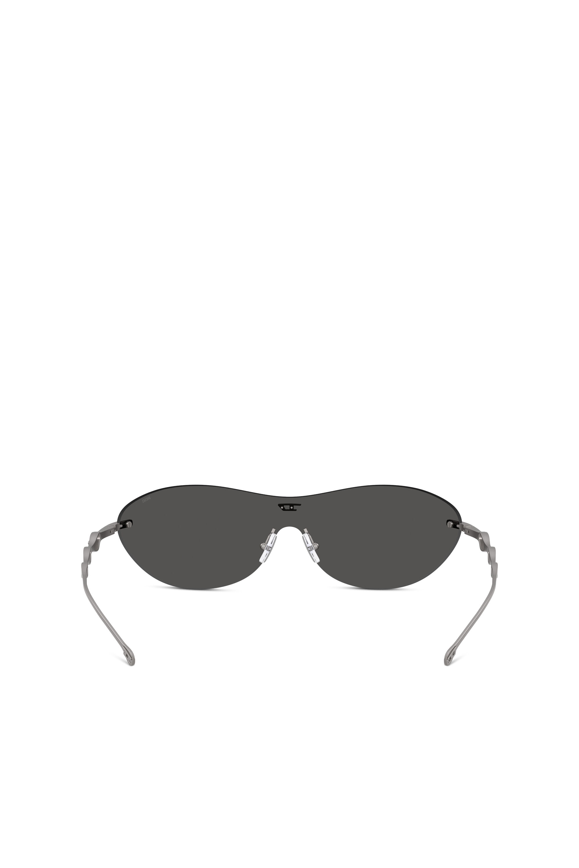 Diesel - 0DL1006, Unisex's Iconic oval sunglasses in Dark grey - 3