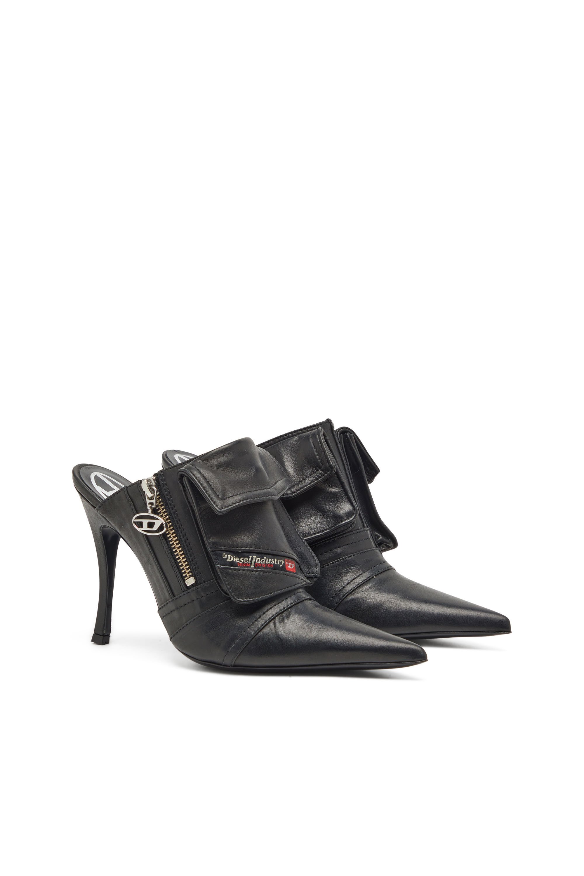 Diesel - D-VENUS POCKET ML, Woman D-Venus Pocket Ml Shoes - Ankle boots with utility pockets in Black - Image 2