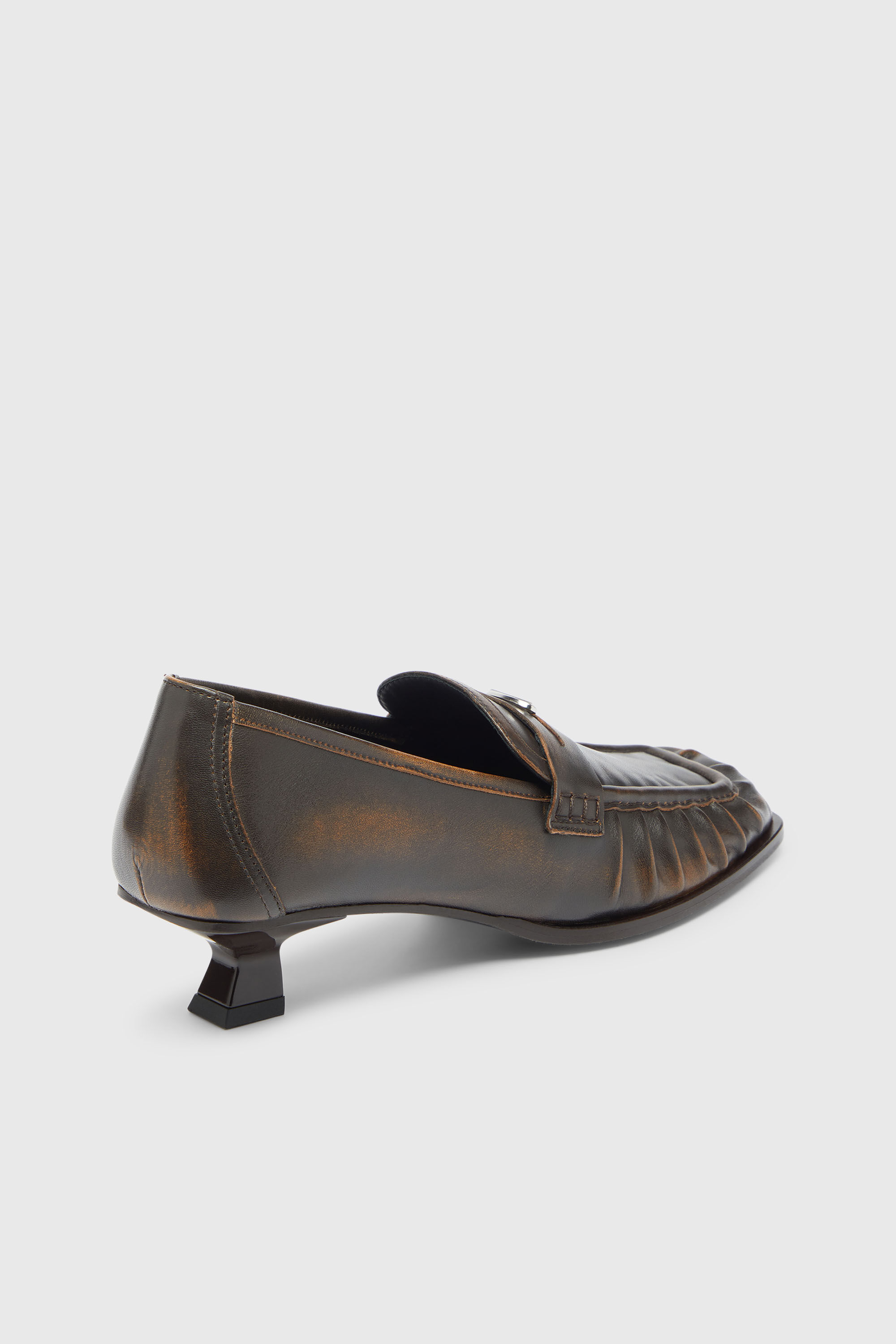 Diesel - D-AMBER MOC 30, Woman's D-Amber - Penny loafers in leather in Brown - 5