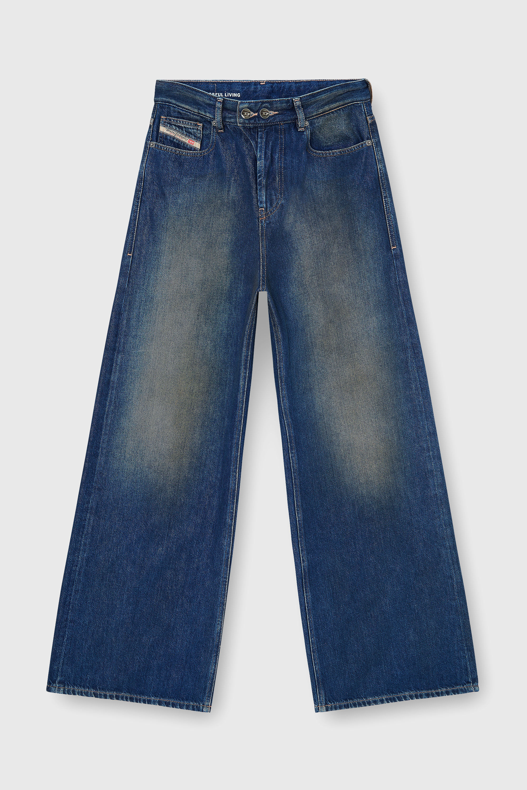 Diesel - Woman's Relaxed Jeans 1996 D-Sire 09P47, Dark Blue - 6