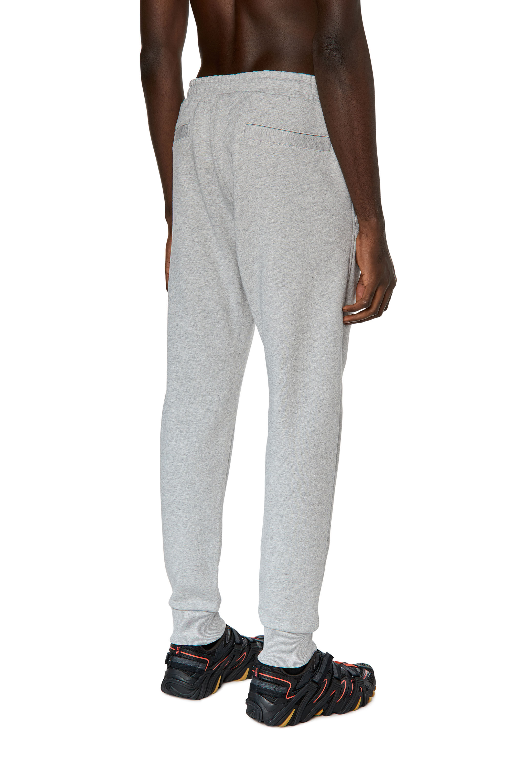 Diesel - P-TARY-DIV, Man Track pants with embroidered logo in Grey - Image 4