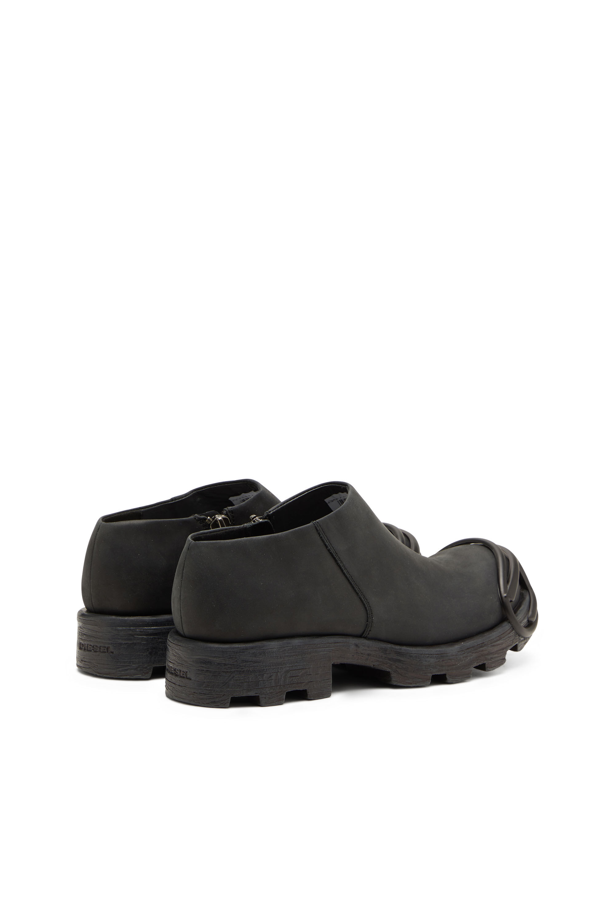Diesel - D-HAMMER AB D, Man D-Hammer Ab D Boots - Low-cut boots with oval D toe guard in Black - Image 3