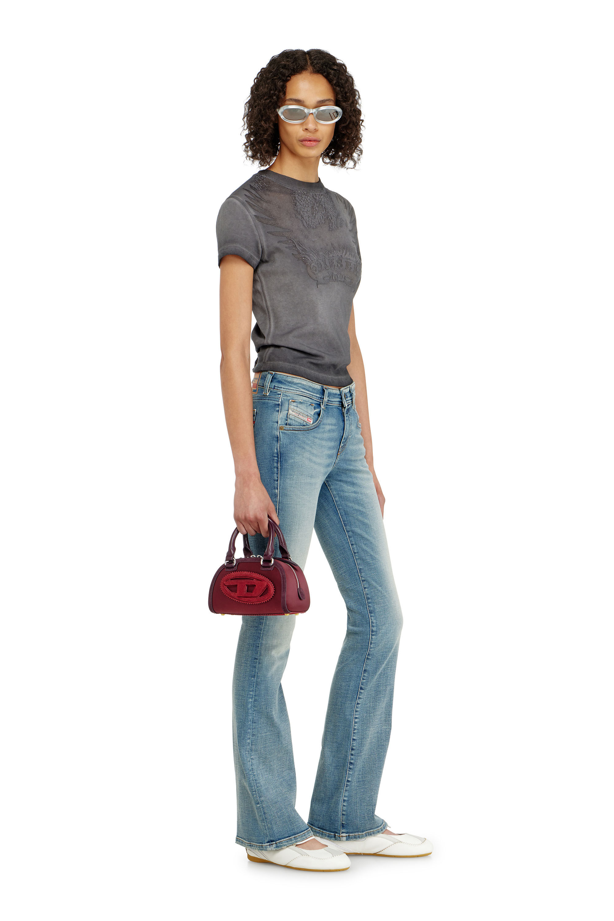Diesel - Woman's Bootcut Jeans 1969 D-Ebbey 09P42, Light Blue - 1
